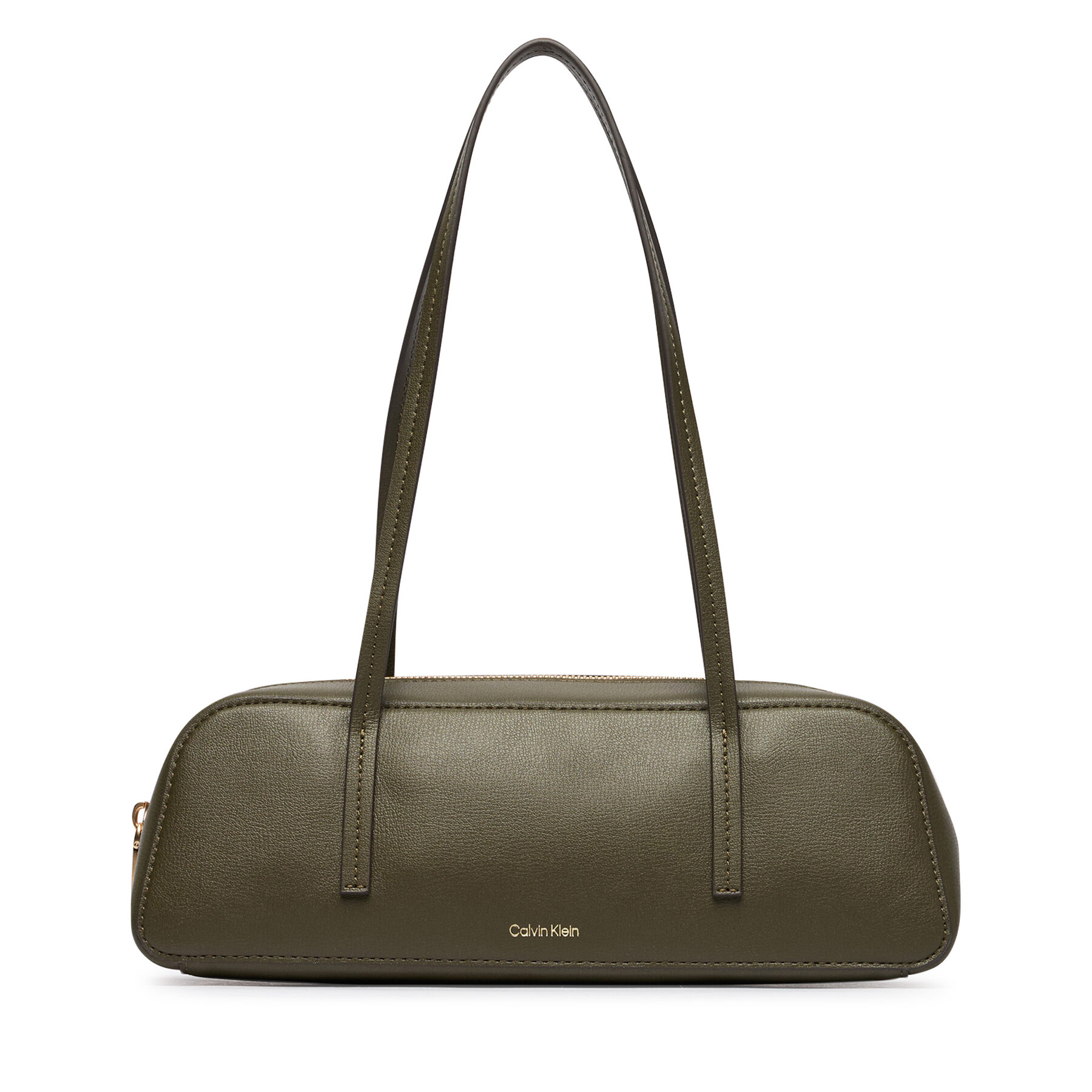 Geantă Calvin Klein Foil Logo Bauletto LV04F3636G Verde închis