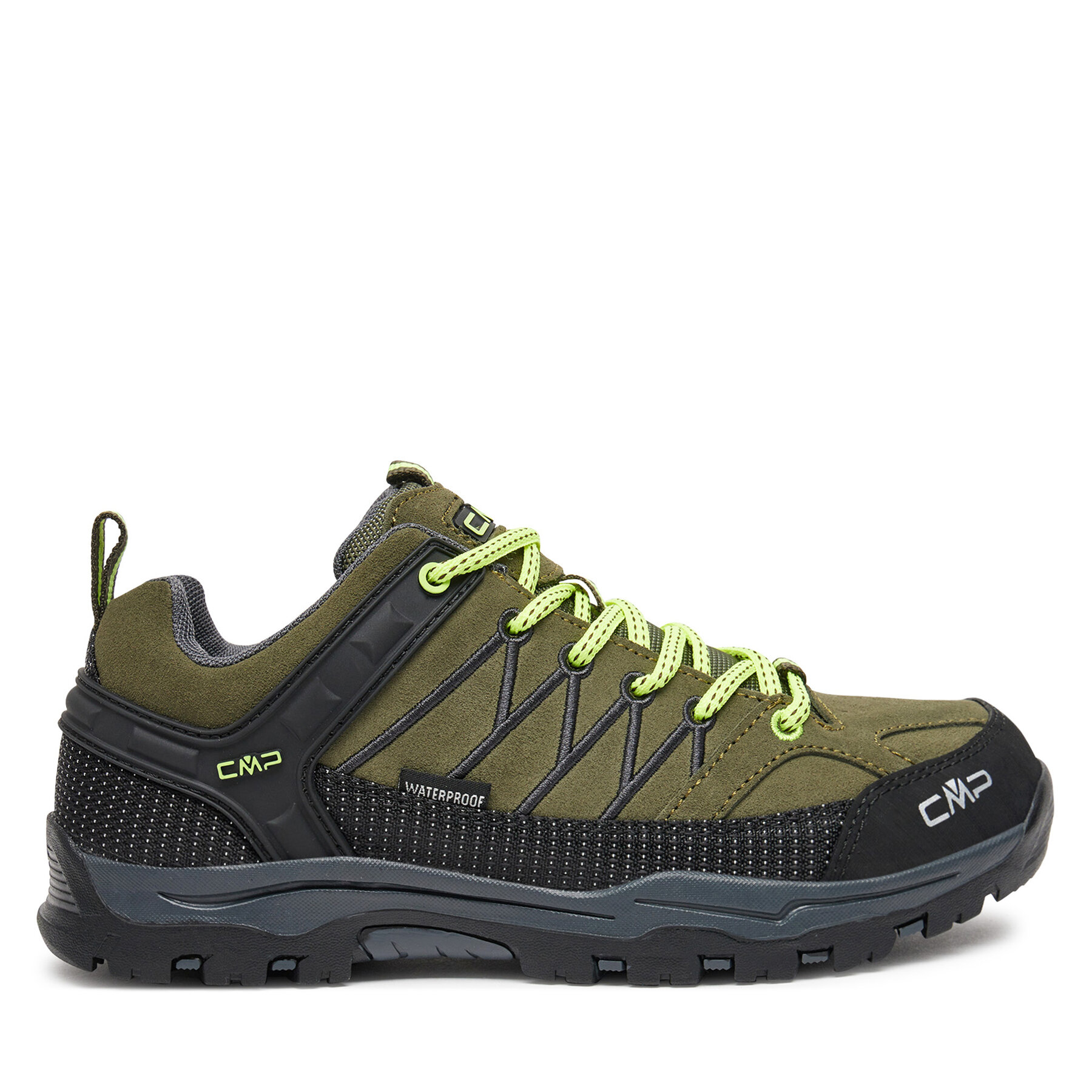 Trekking-skor CMP Kids Rigel Mid Trekking Shoe Wp 3Q12944J Grön
