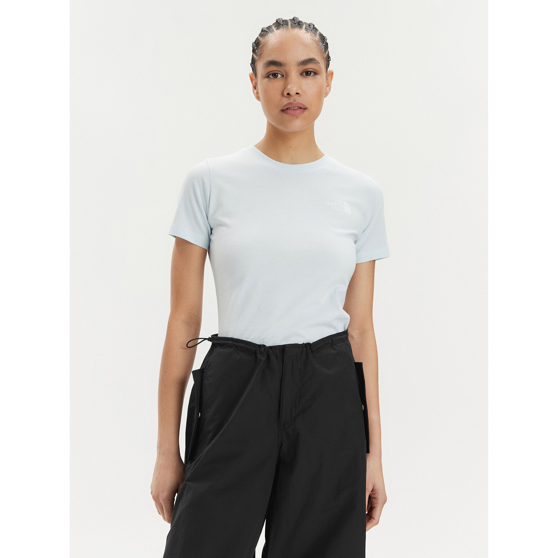 The North Face T-shirt Redbox NF0A87NM Celeste Regular Fit