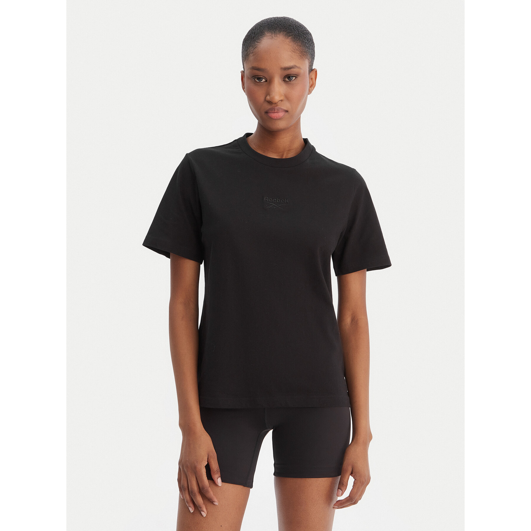Reebok T-Shirt Ivanna RK25508CCW Schwarz Regular Fit