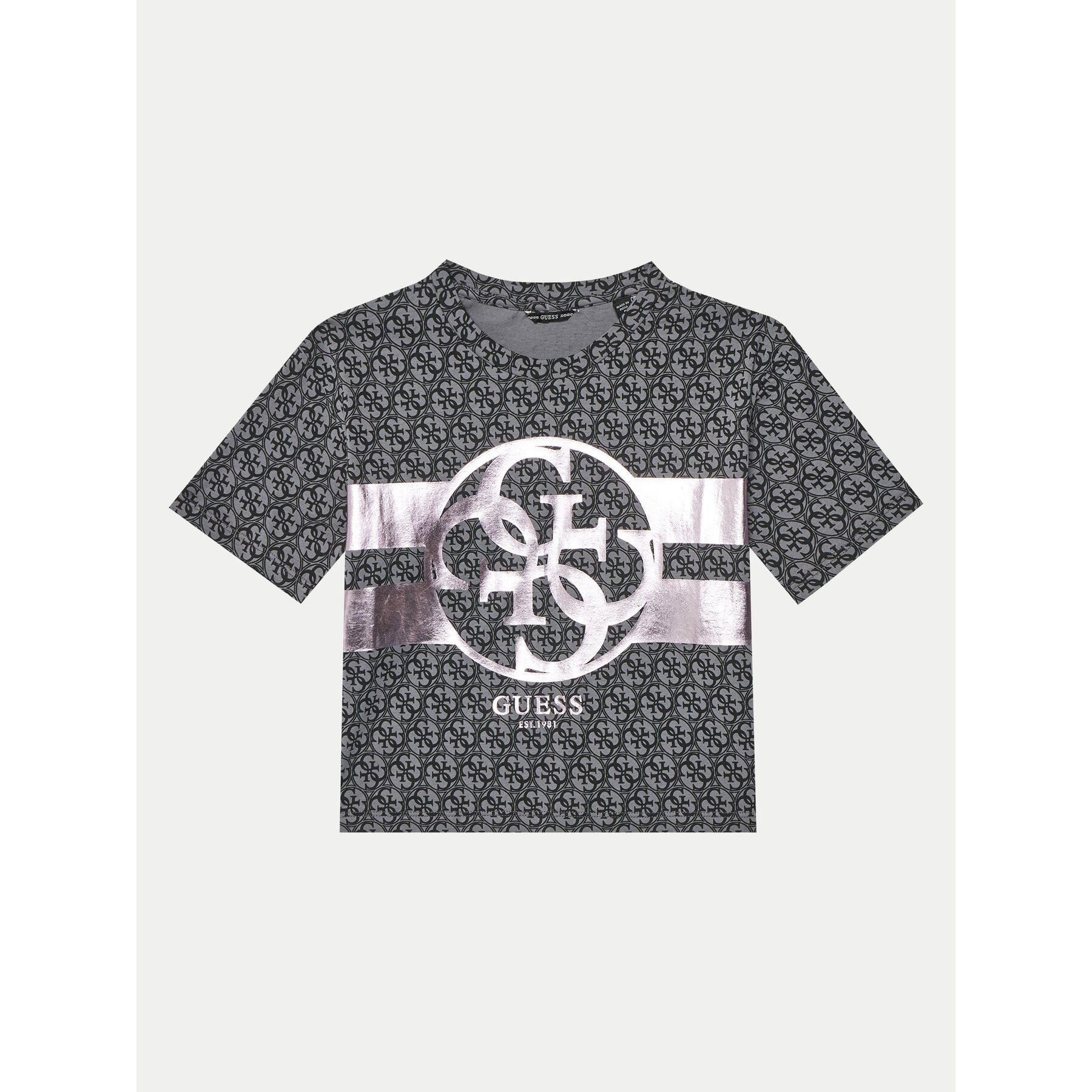 Guess T-Shirt J5RI04 K6YW4 Μαύρο Regular Fit