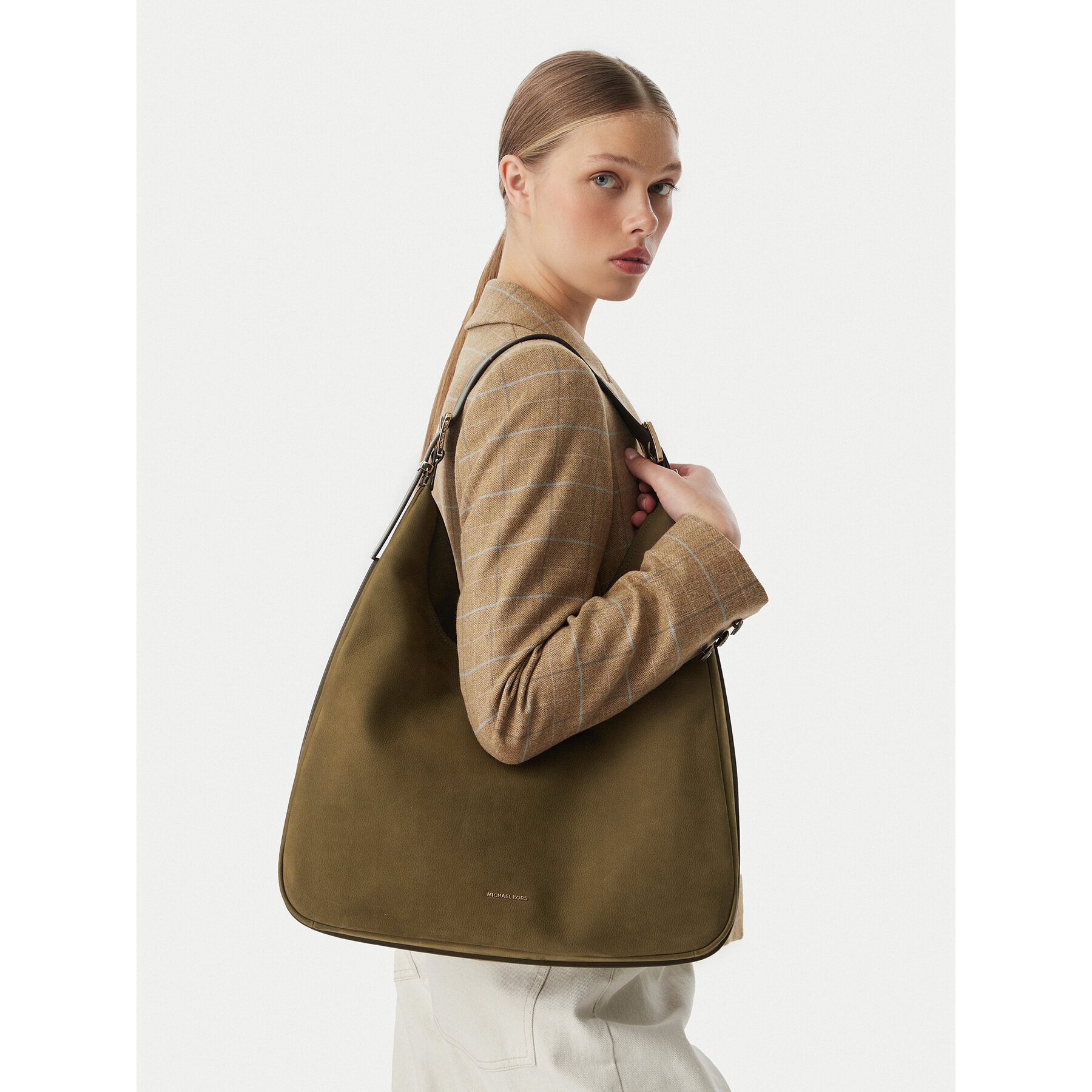 Ročna torba MICHAEL Michael Kors 30F4GY5H3T Zelena