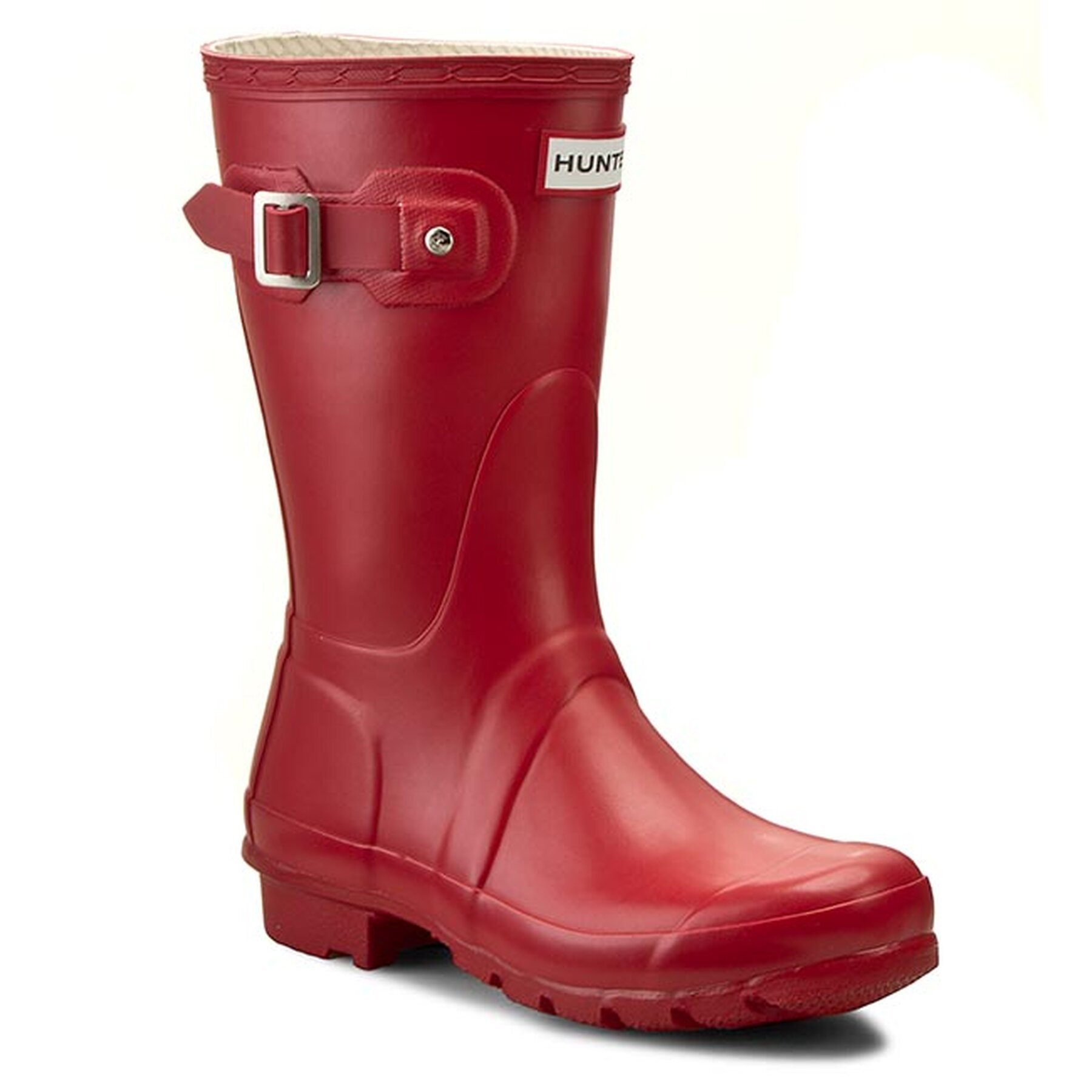 Damskie Kalosze Hunter, Rozmiar 38 Czerwony Original Short WFS1000RMA