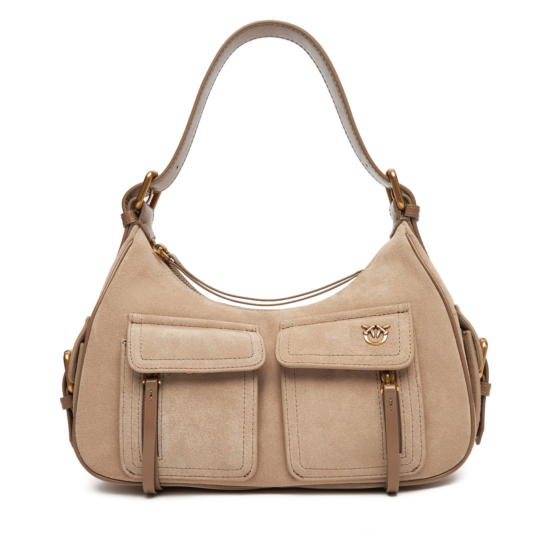 Geantă PINKO Cargo Bag Classic PE 25 PLTT 102794 A29N Bej