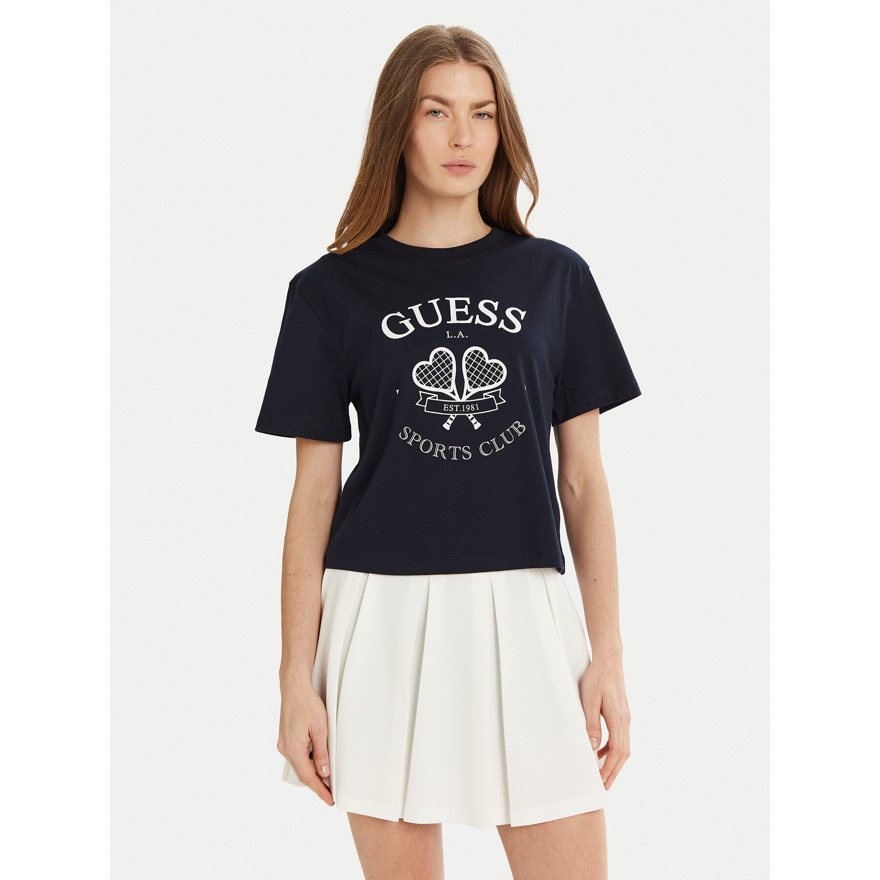 Guess T-Shirt V5GI04 I3Z14 Σκούρο μπλε Regular Fit