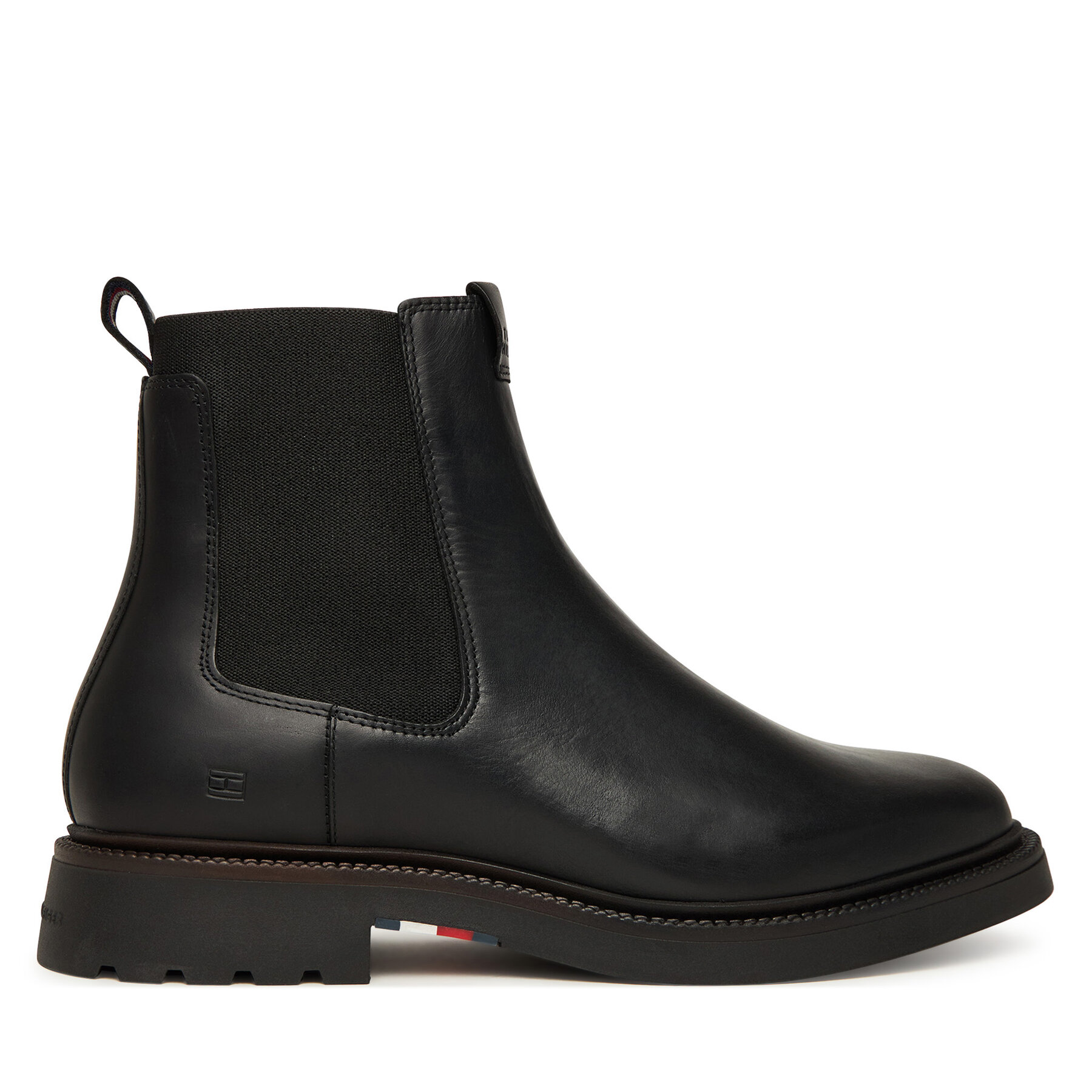 Gležnjarji Chelsea Tommy Hilfiger Comfort Lwt FM0FM05591 Črna