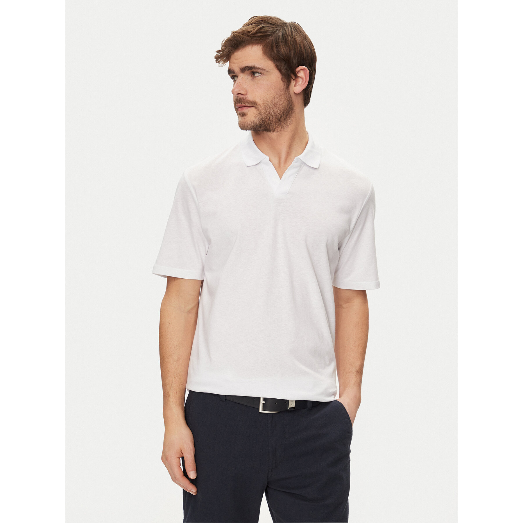 Jack & Jones Polo Summer 12246712 Bianco Regular Fit
