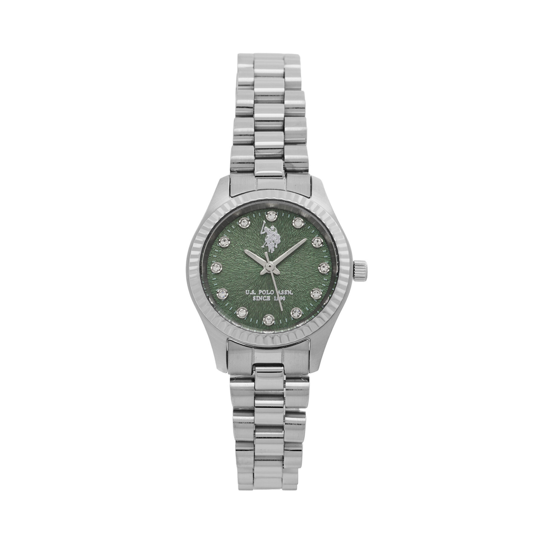 Часовник U.S. Polo Assn. Grace USP8497GR Сребрист