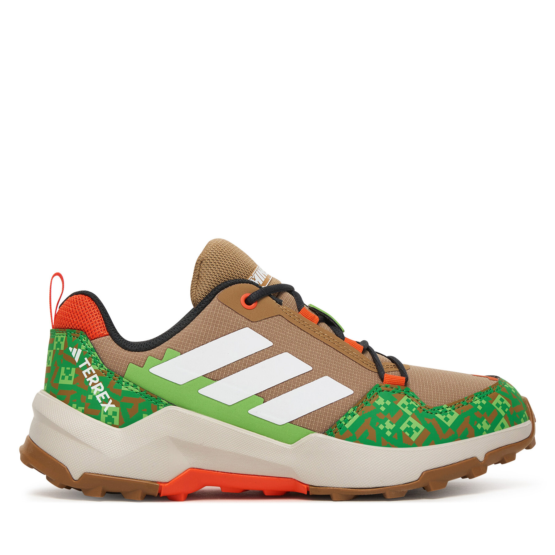 Trekingová obuv adidas Minecraft Terrex Ax4R Hiking JR1289 Hnedá