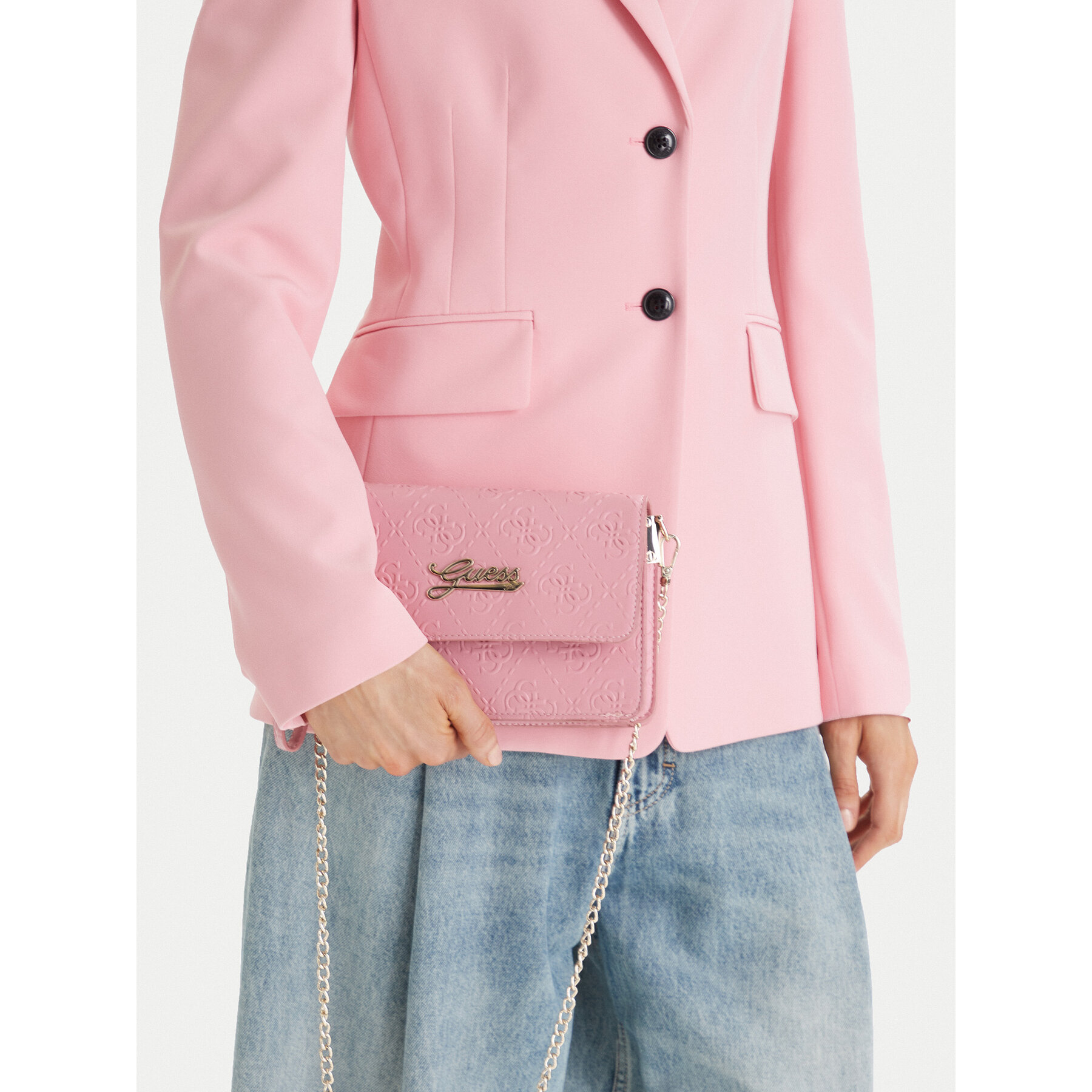 Geantă Guess J6RZ15 WGT10 Roz