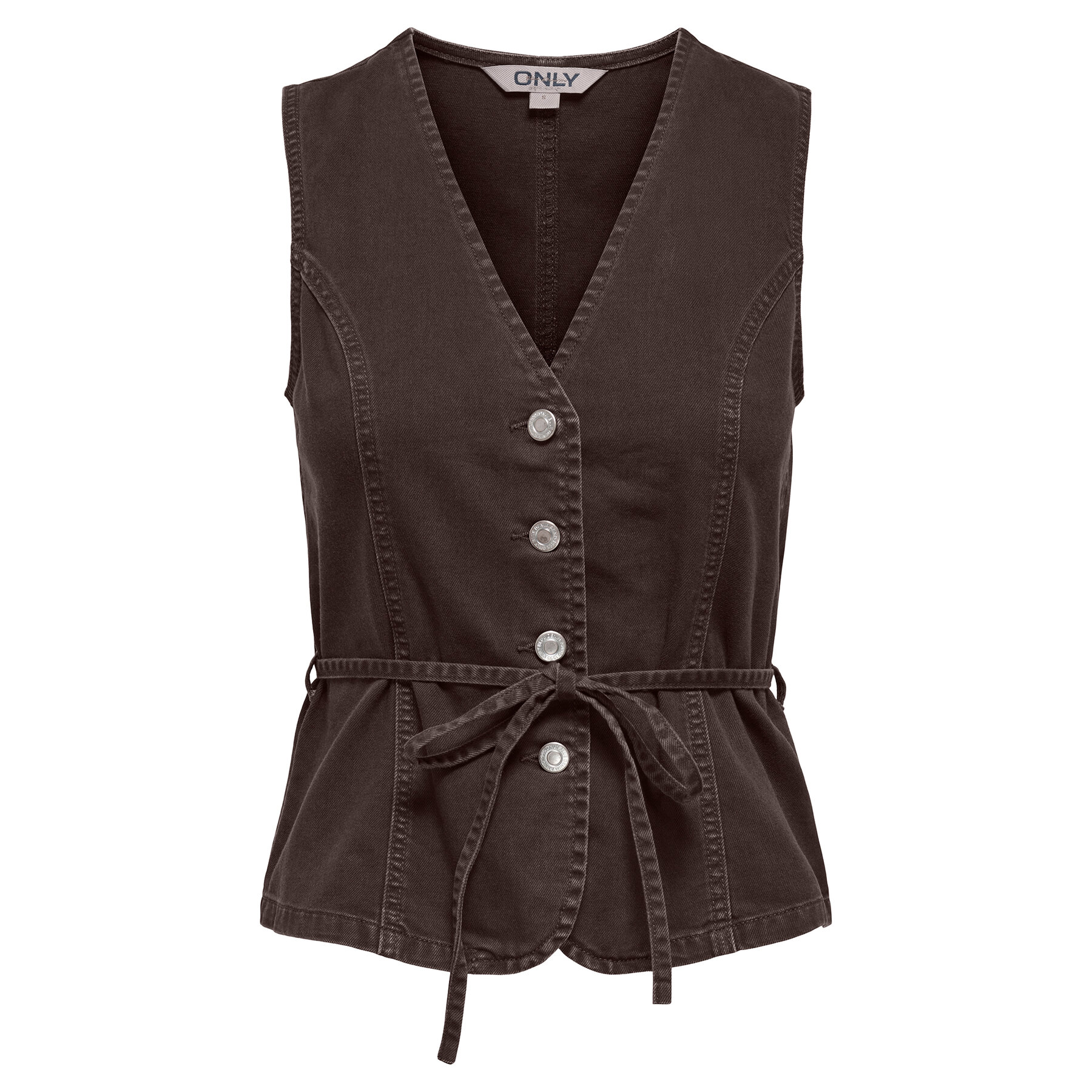 Only Top Silla 15374051 Braun Regular Fit