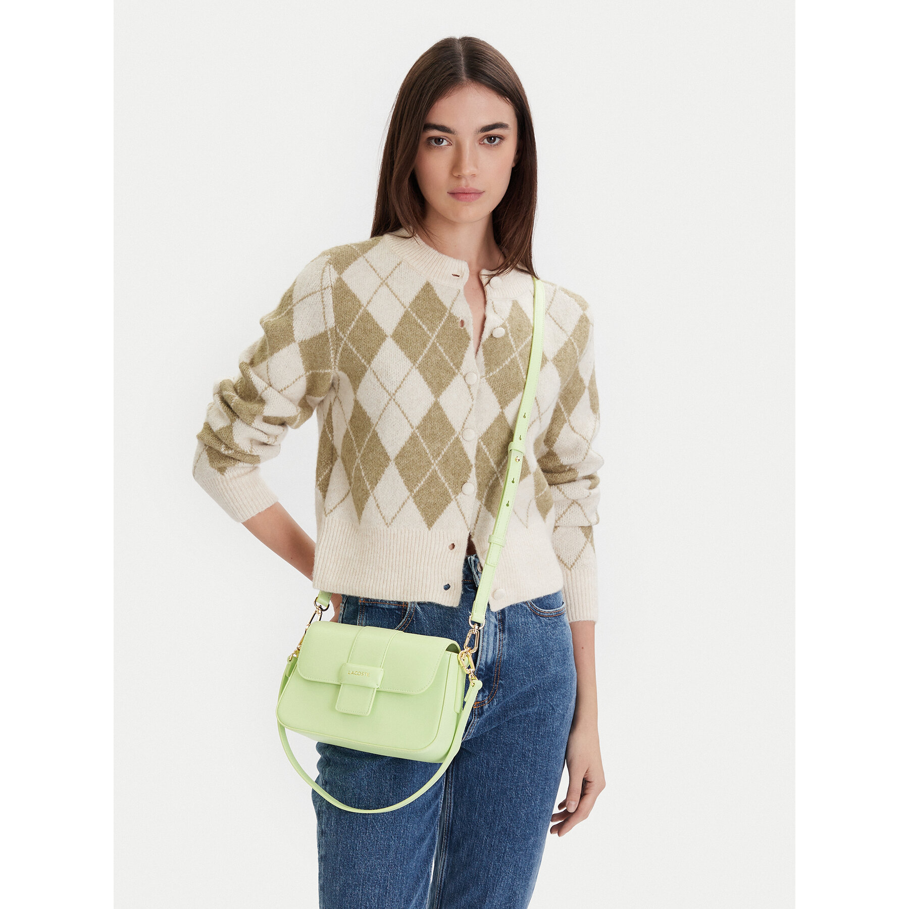 Дамска чанта Lacoste Casual NF5152AU Зелен