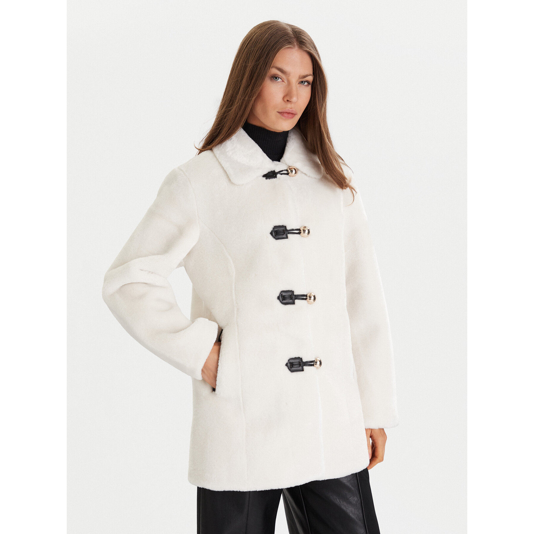Morgan Fellmantel 252-GSIXTY Beige Loose Fit