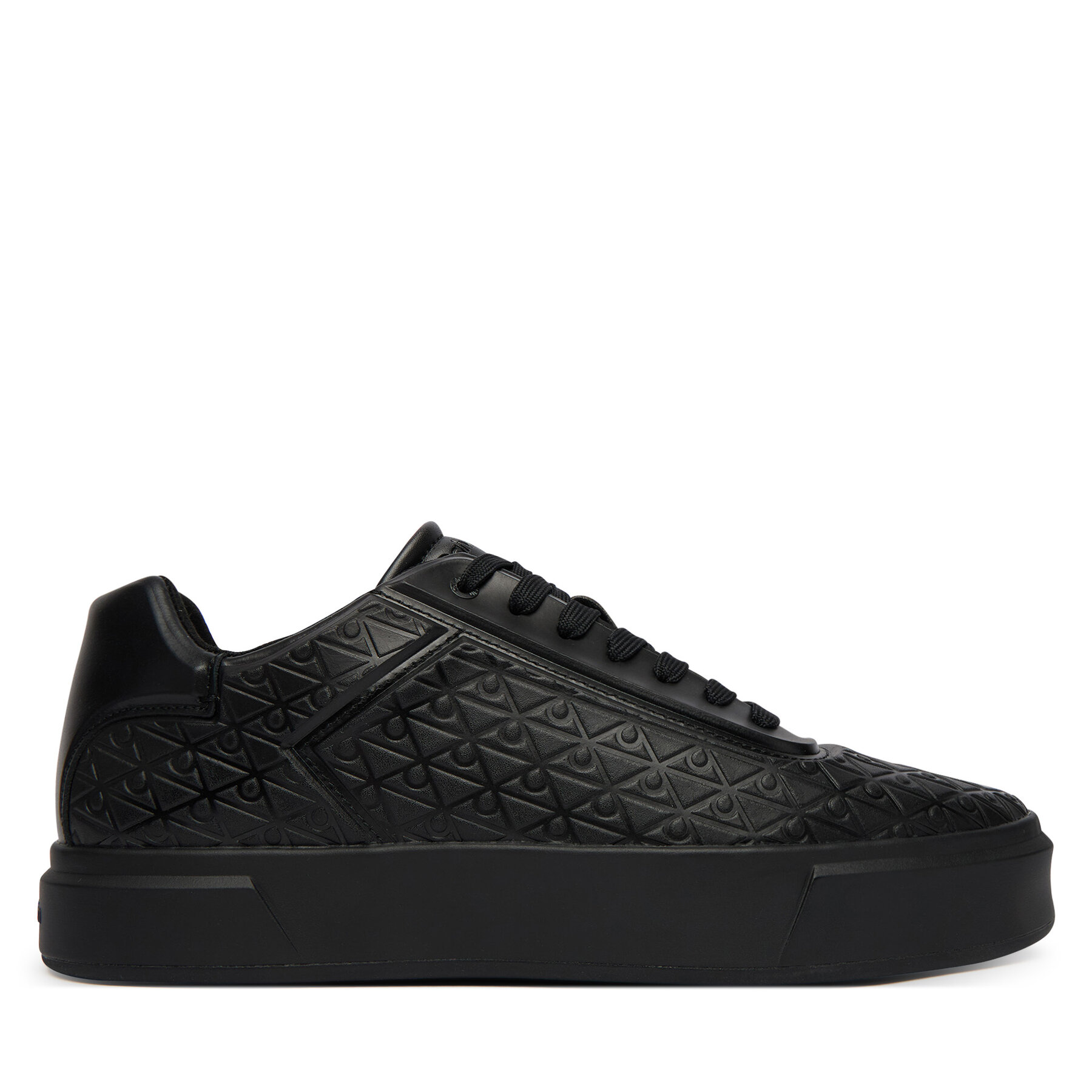 Sneakersy Calvin Klein Beasket Cup Oxf Lup Hf Aop Lth HM0HM02132 Čierna