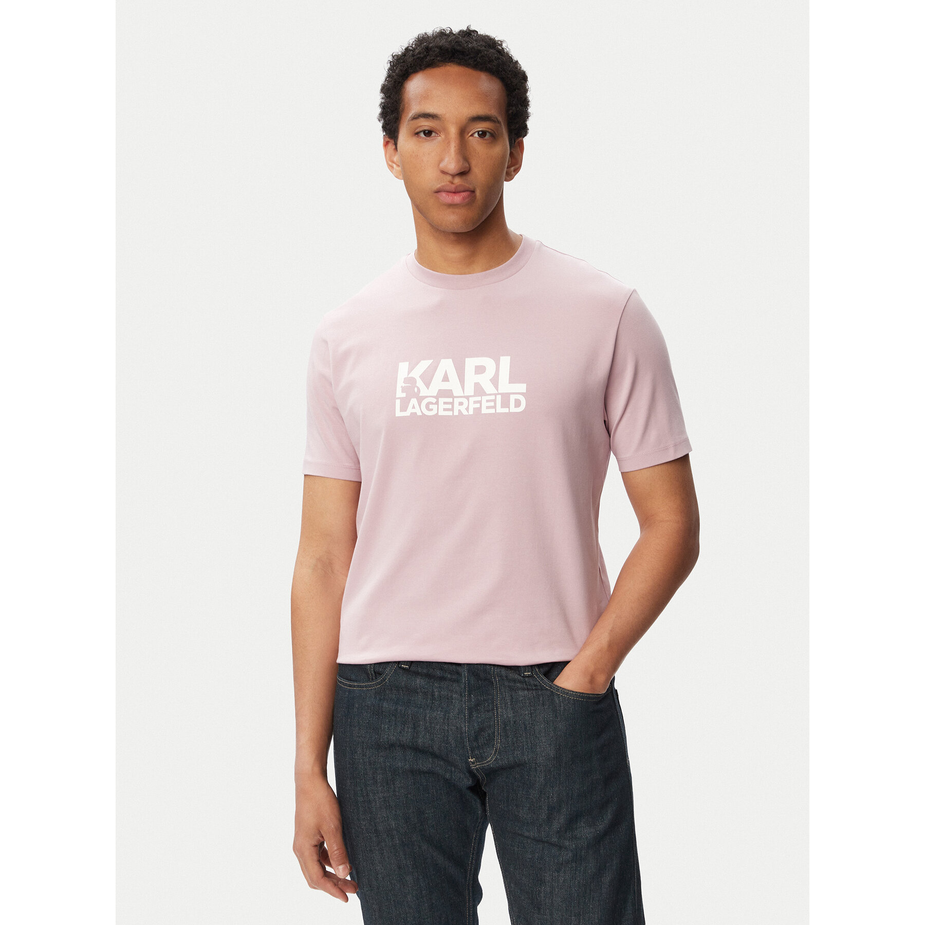 KARL LAGERFELD T-Shirt 755780 563235 Rosa Regular Fit