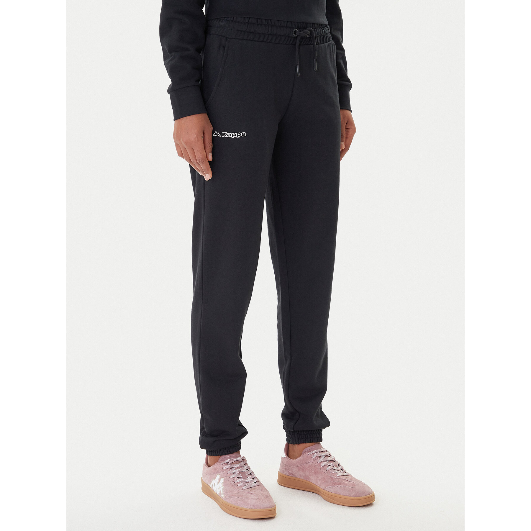 Kappa Jogginghose Festa 331M34W Schwarz Regular Fit
