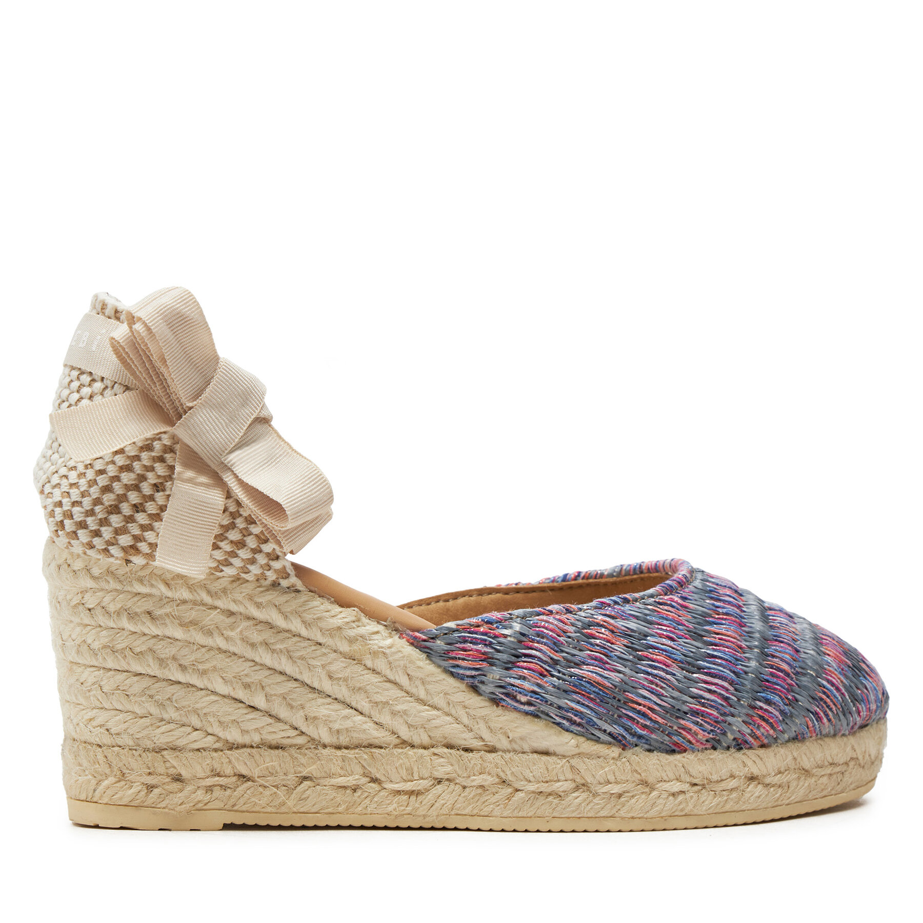 Espadrilky Manebi Acapulco Low Wedge Espadrilles G 0.6 WL Fialová