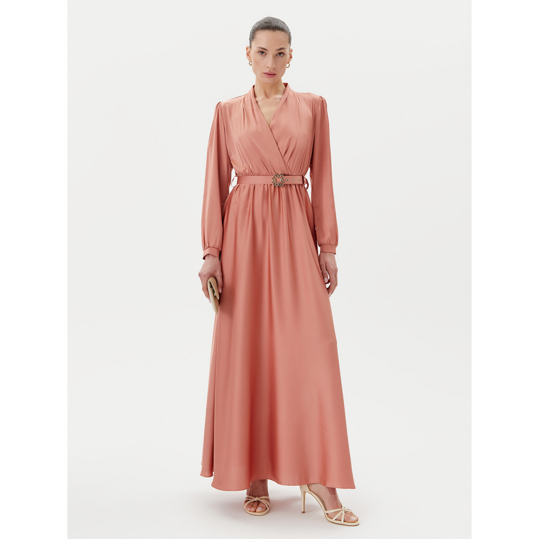 Rinascimento Abendkleid CFC0123670003 Rosa Regular Fit