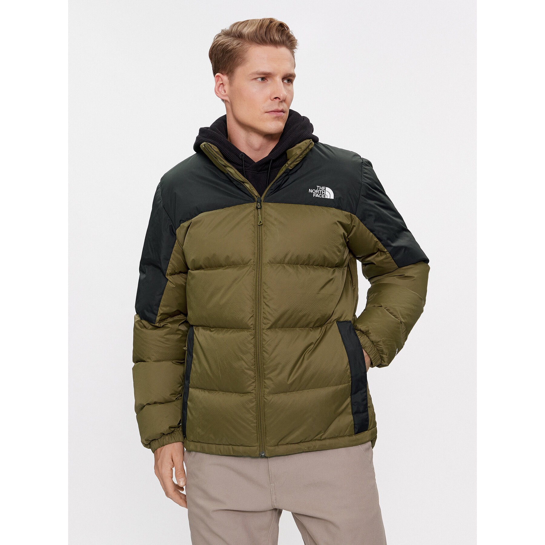 The North Face Daunenjacke Diablo NF0A4M9J Khakifarben Regular Fit