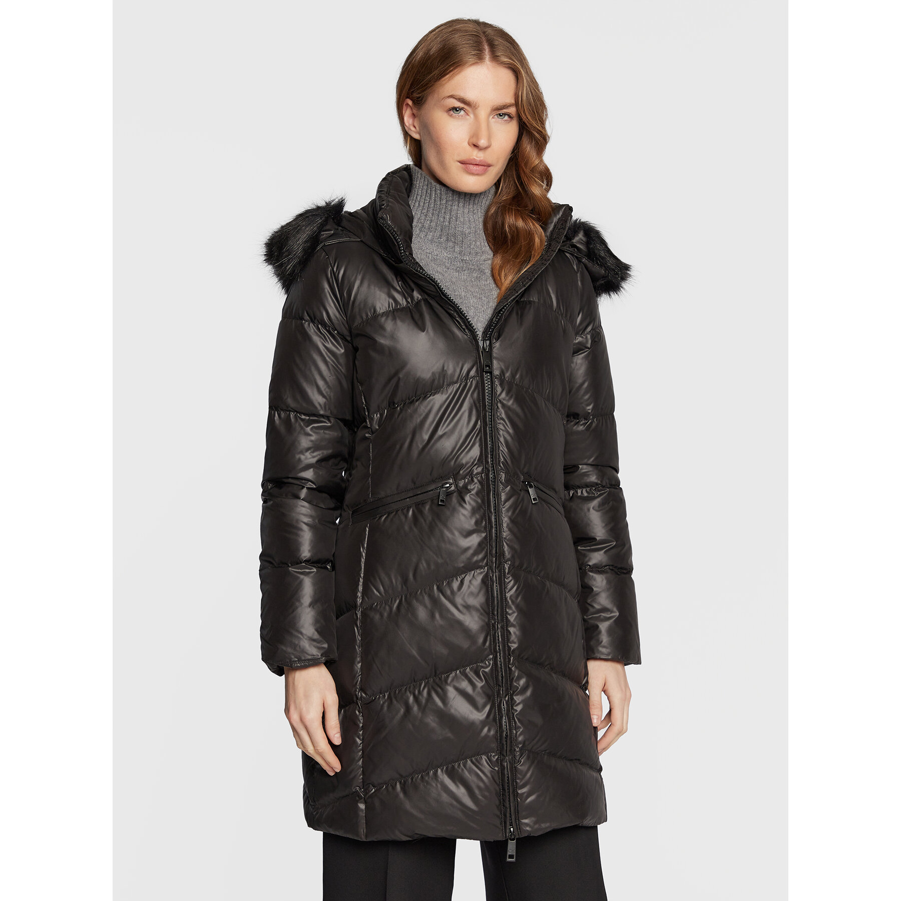 Calvin Klein Daunenjacke Essential K20K204953 Schwarz Regular Fit