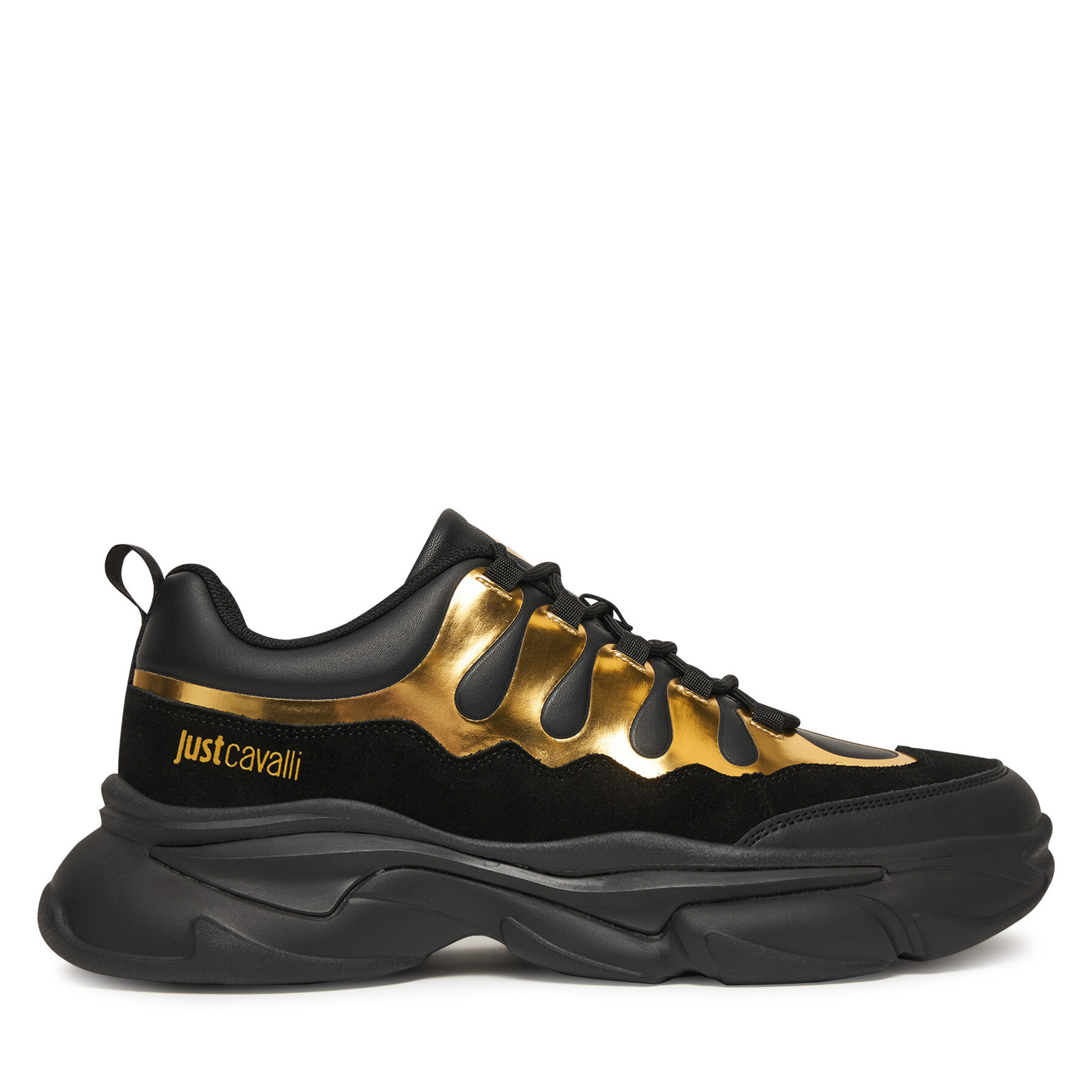 Sneakersy Just Cavalli 79QA3SA2 ZPB56 Čierna