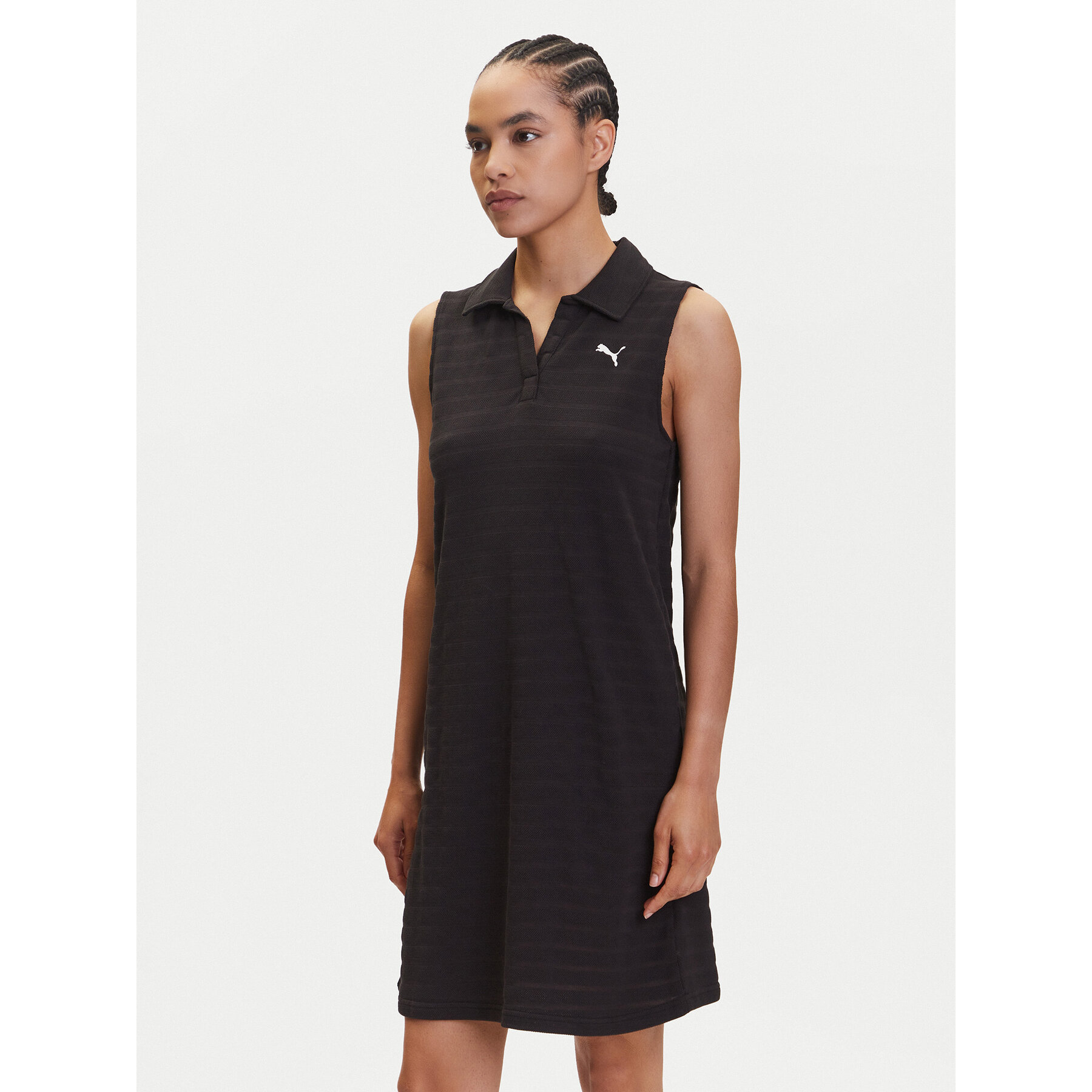 Puma Kleid für den Alltag Ess Elevated 685029 Schwarz Relaxed Fit