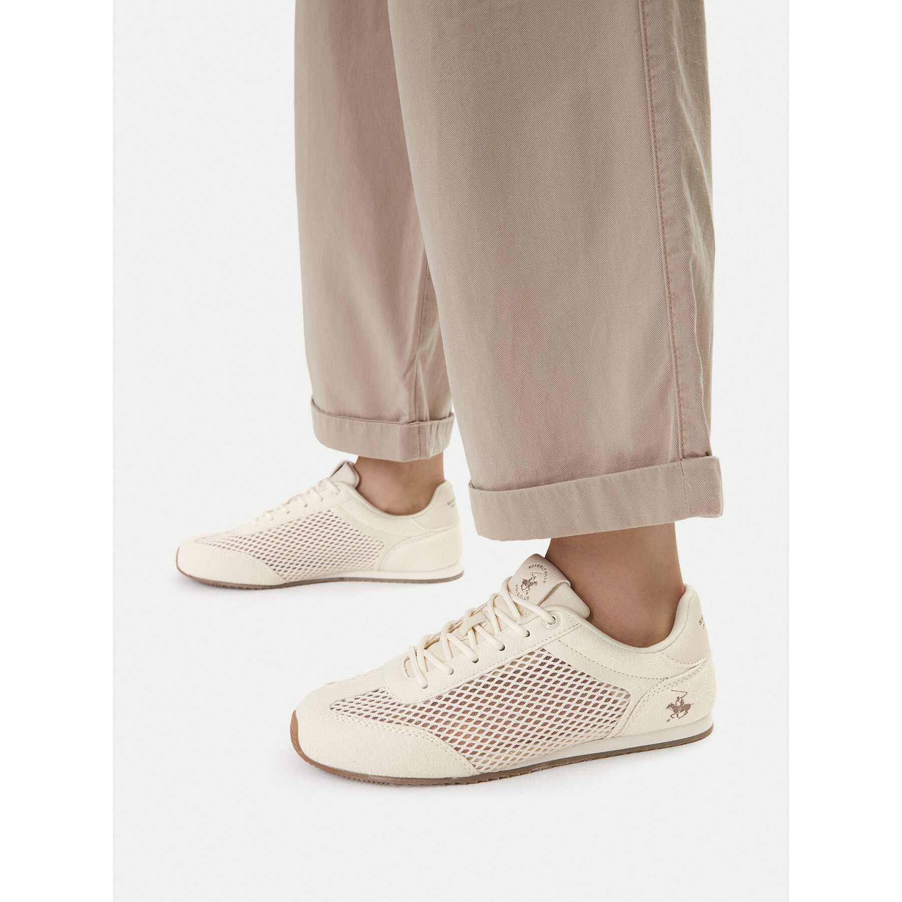 Sneakersy Beverly Hills Polo Club CEO-1491519 Écru