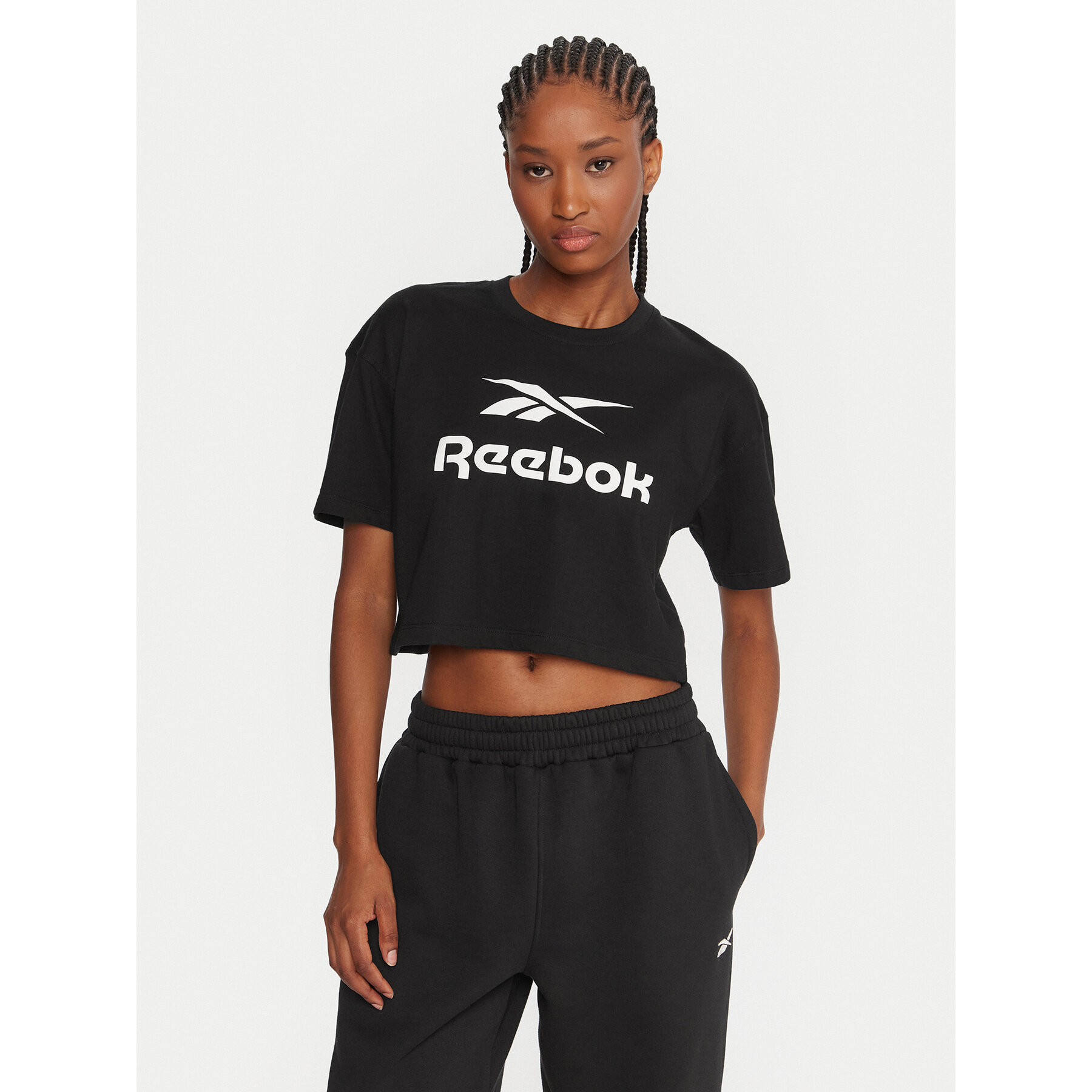 Reebok T-Shirt RK25319CCW Schwarz Regular Fit