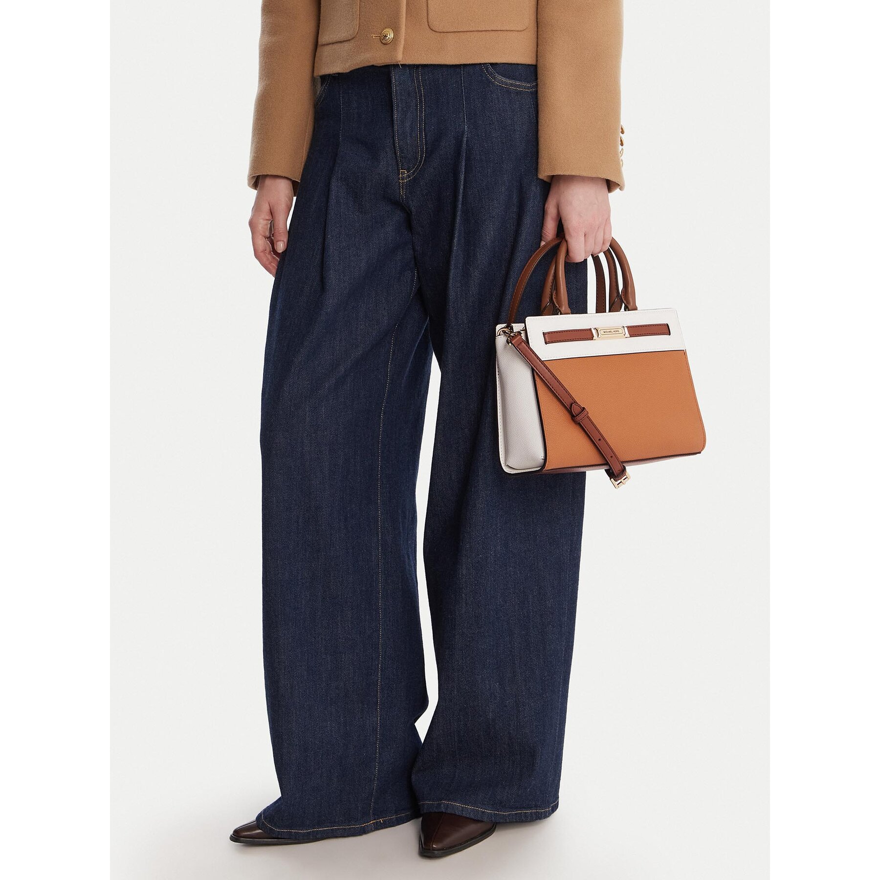 Τσάντα MICHAEL Michael Kors Primrose 30S4G12S1U Καφέ