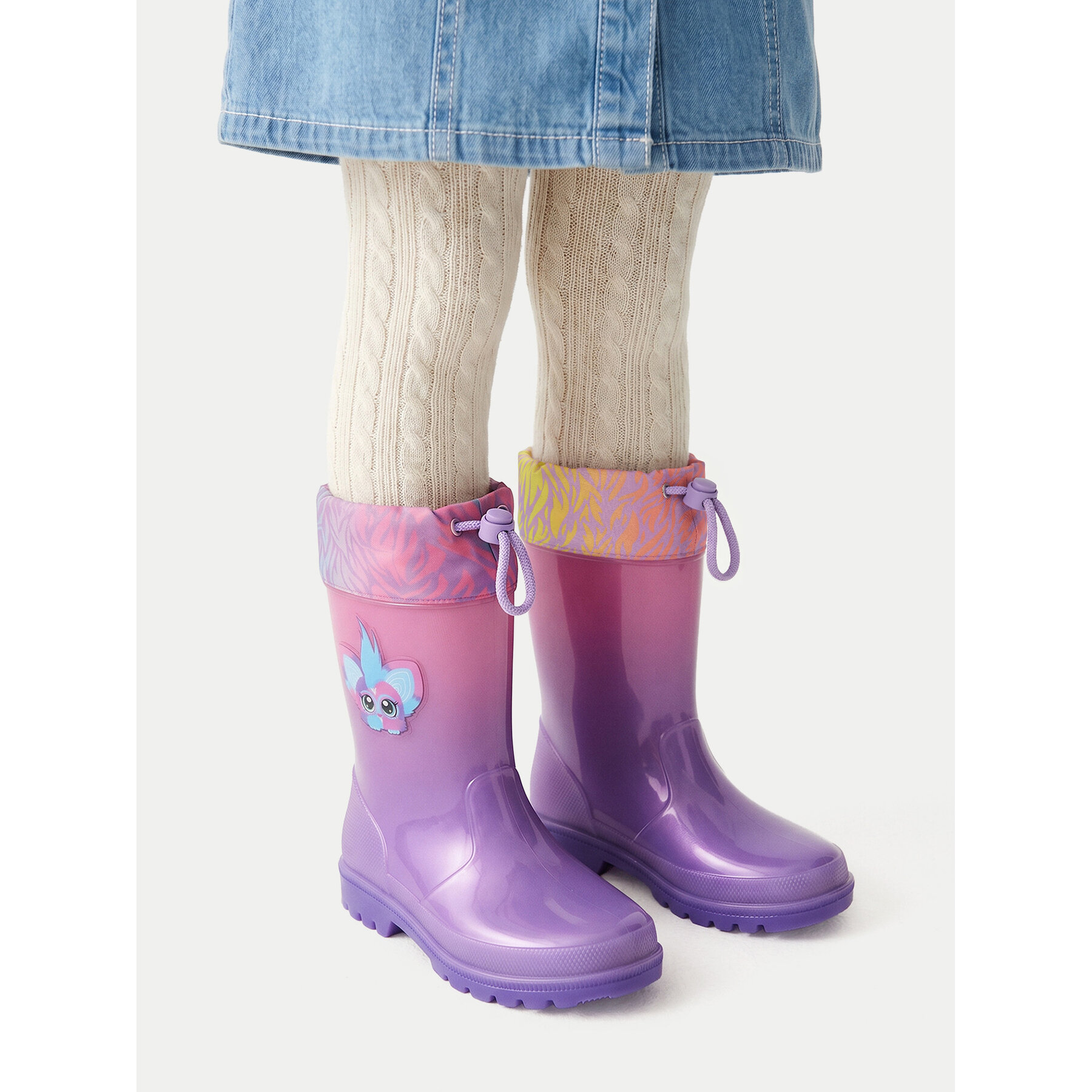 Гумени ботуши FURBY CEO-NJ-AW26-220FUR Виолетов