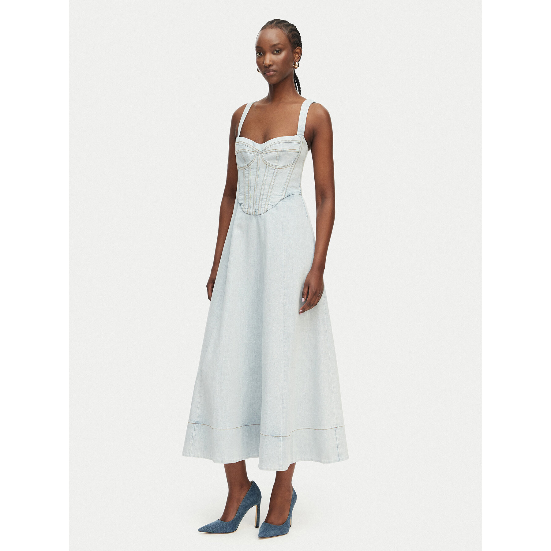Bardot Jeanskleid Lilah 91413DB2 Blau Regular Fit