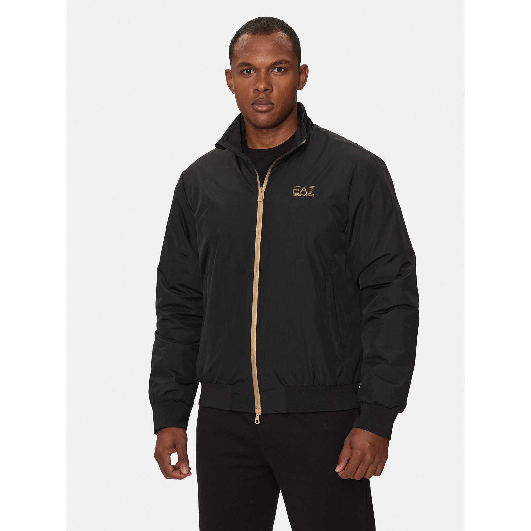 EA7 Emporio Armani Bomberjacke 8NPB20 Pnfzz 0208 Schwarz Regular Fit