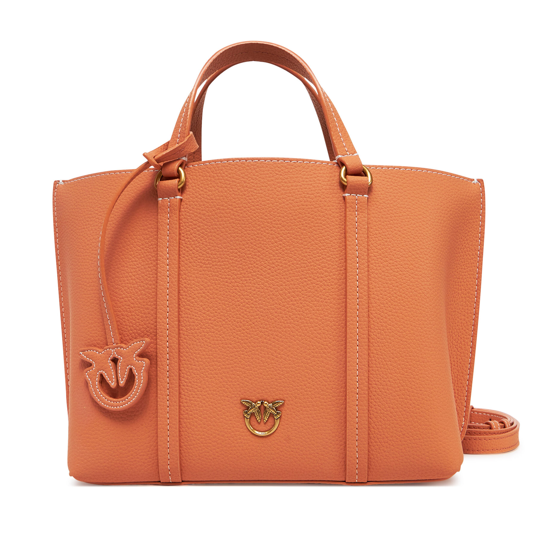 Táska PINKO Carrie Shopper Classic AI 24-25 PLTT 102833 Narancssárga