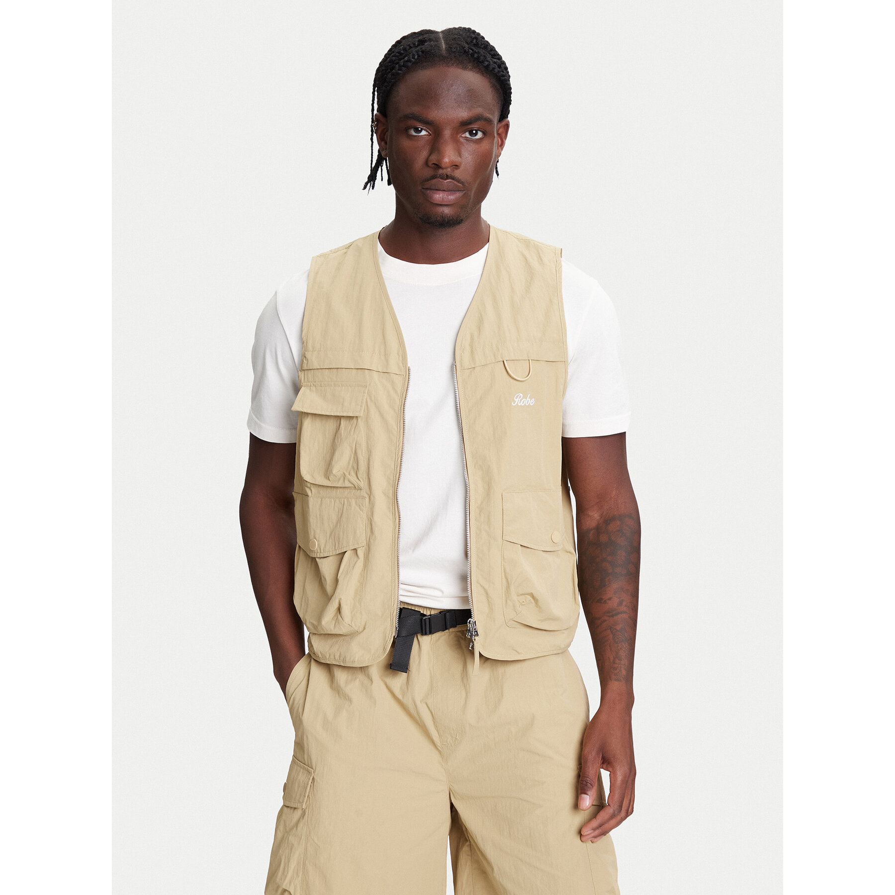 Robe di Kappa Weste Giovani Biserta ROBE DI KAPPA-65127BW Beige Regular Fit