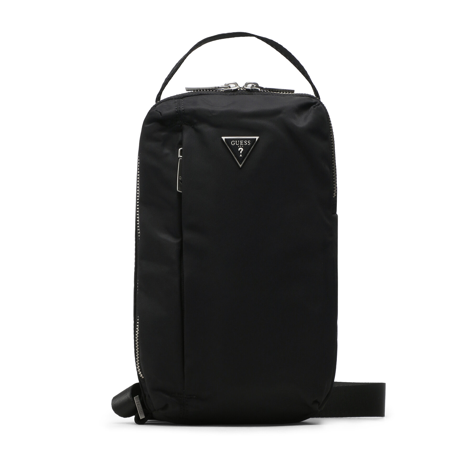 Geantă crossover Guess Certosa Nylon Smart HMECRN P2407 BLA BLA imagine 2022 reducere
