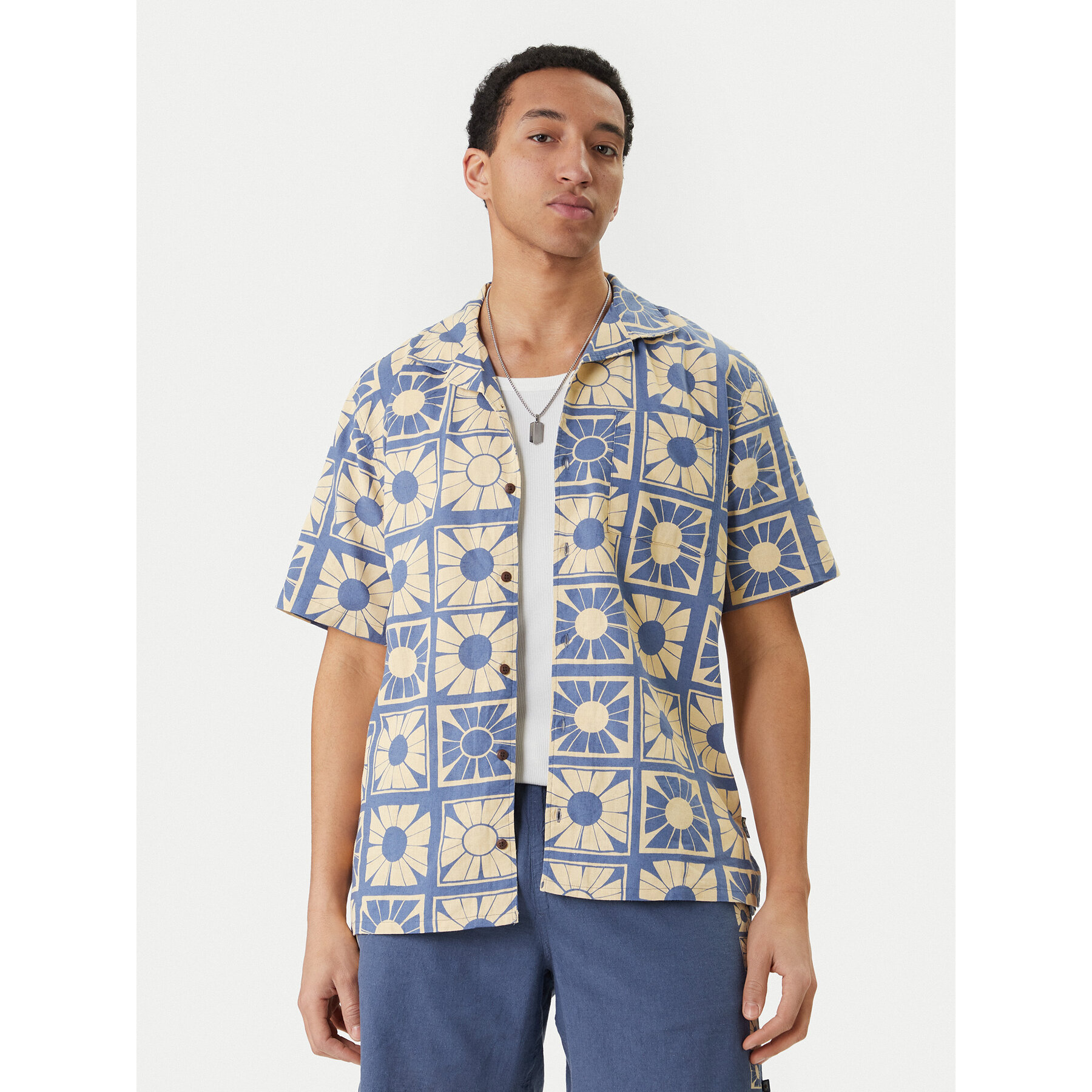 Quiksilver Hemd Schank EQYWT04632 Blau Regular Fit