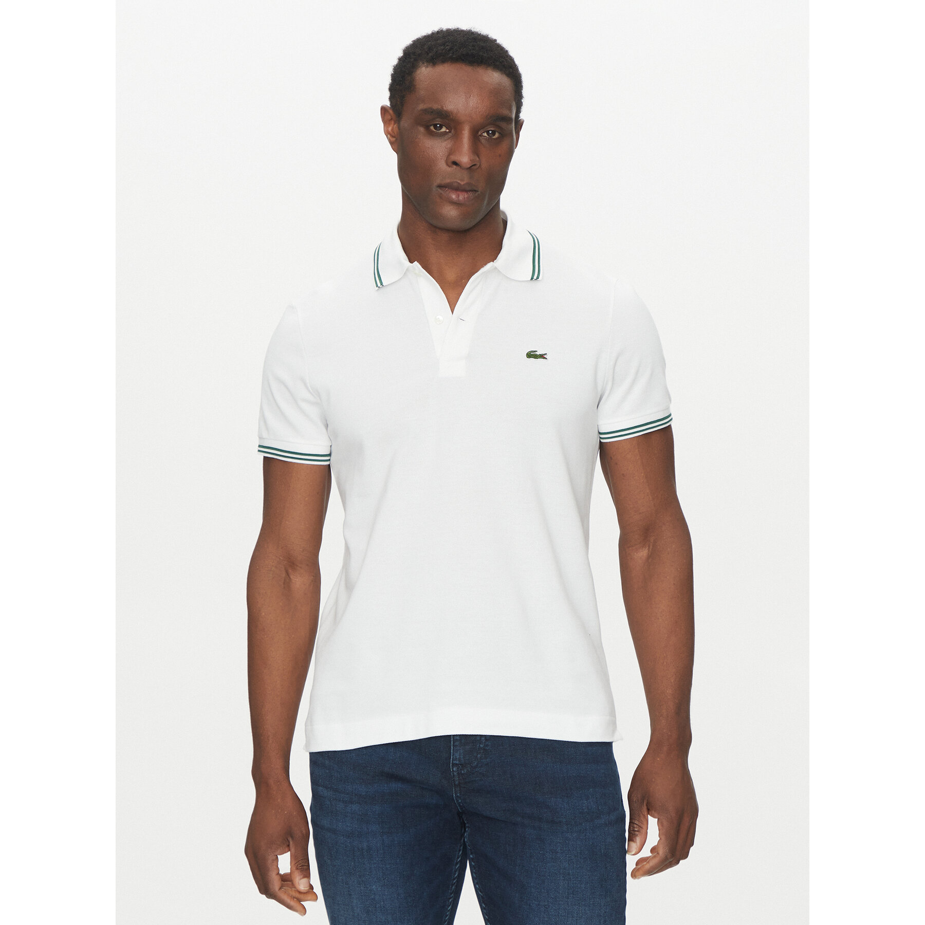 Lacoste Polo majica PH9875 Bela Regular Fit