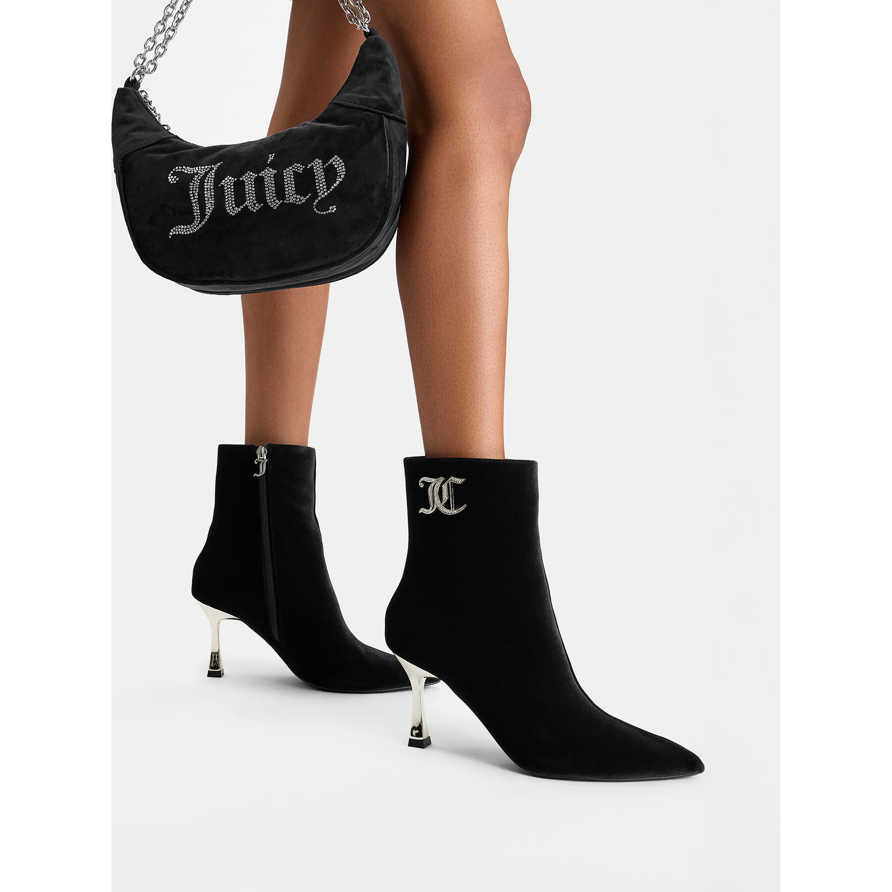 Škornji Juicy Couture EO-R24SS94660 Črna