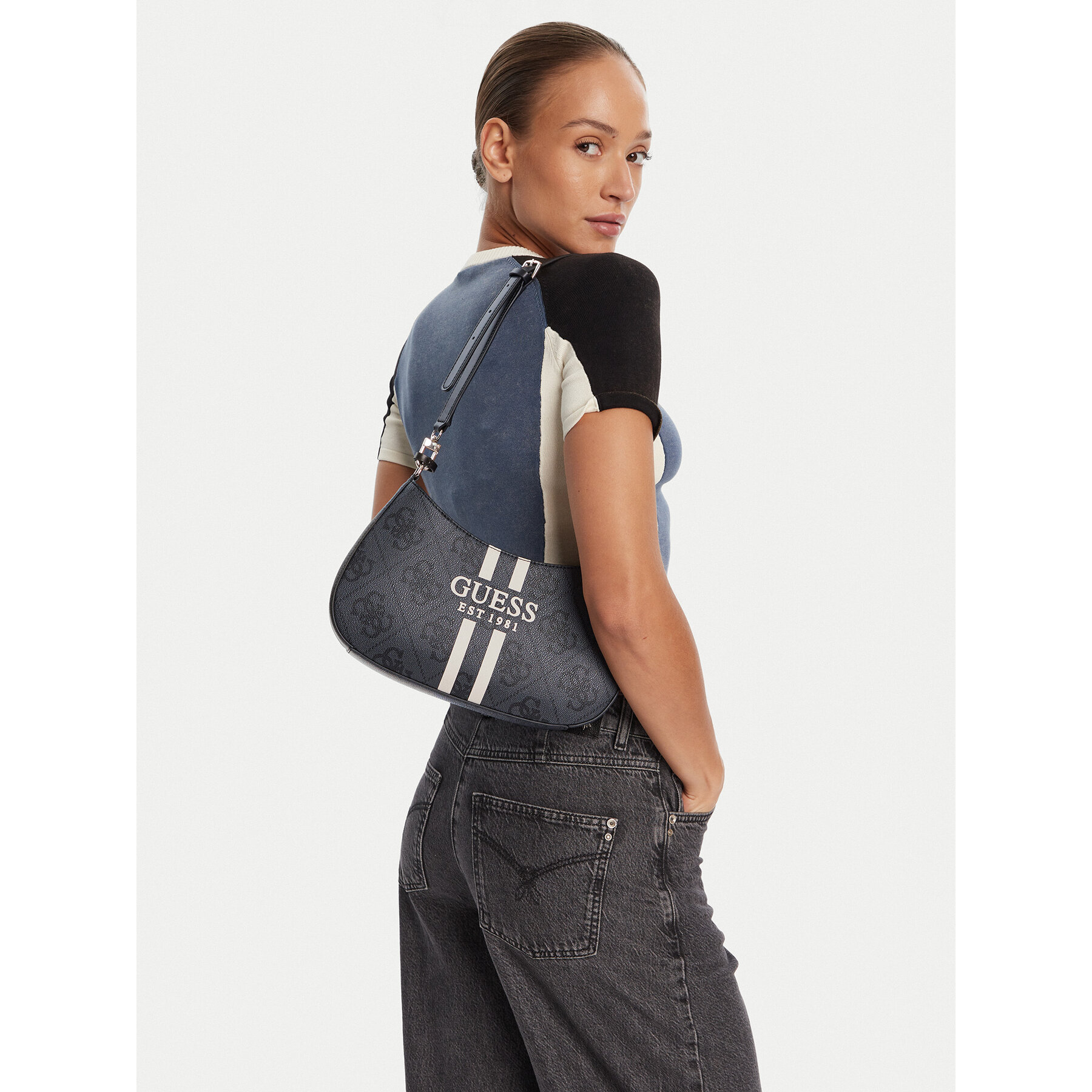 Geantă Guess HWOS96 72180 Negru