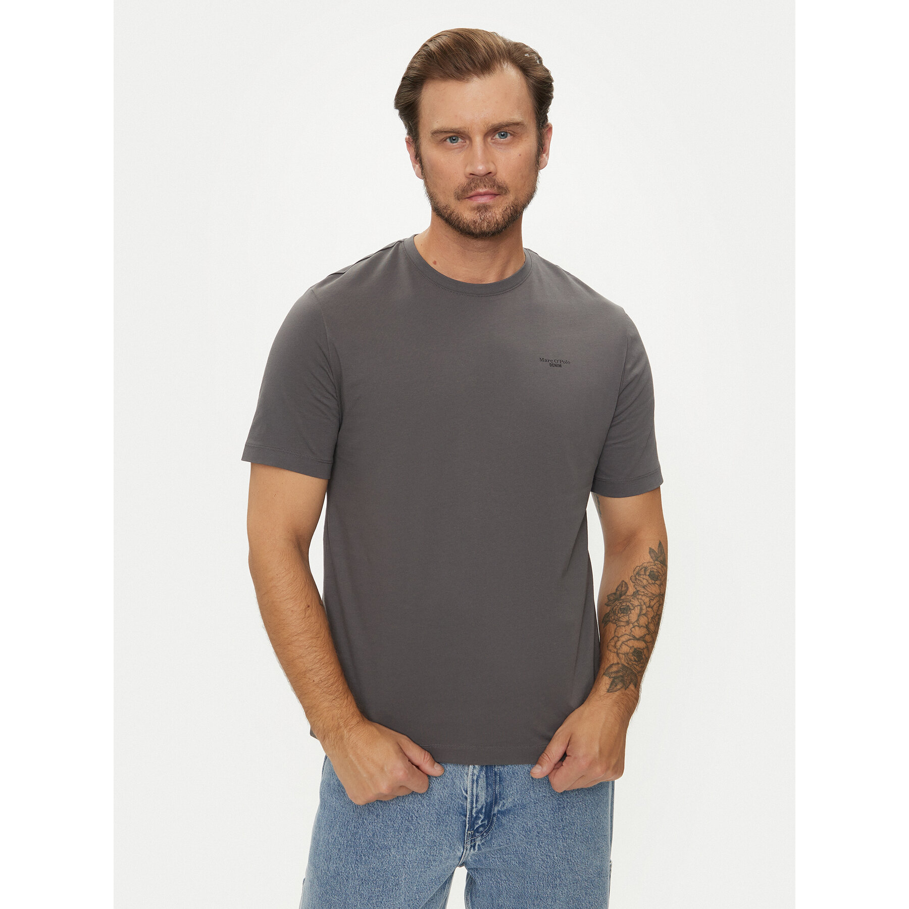 Marc O'Polo Denim T-shirt B61 2021 51060 Grigio