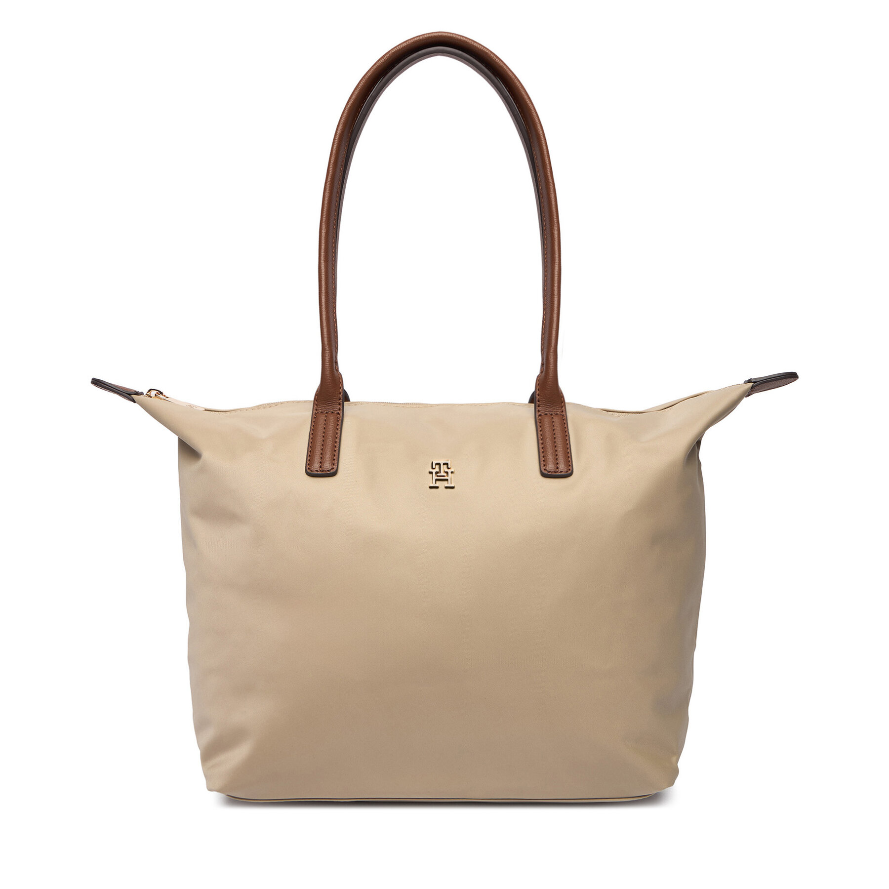 Geantă Tommy Hilfiger Popette Tote AW0AW17711 Maro