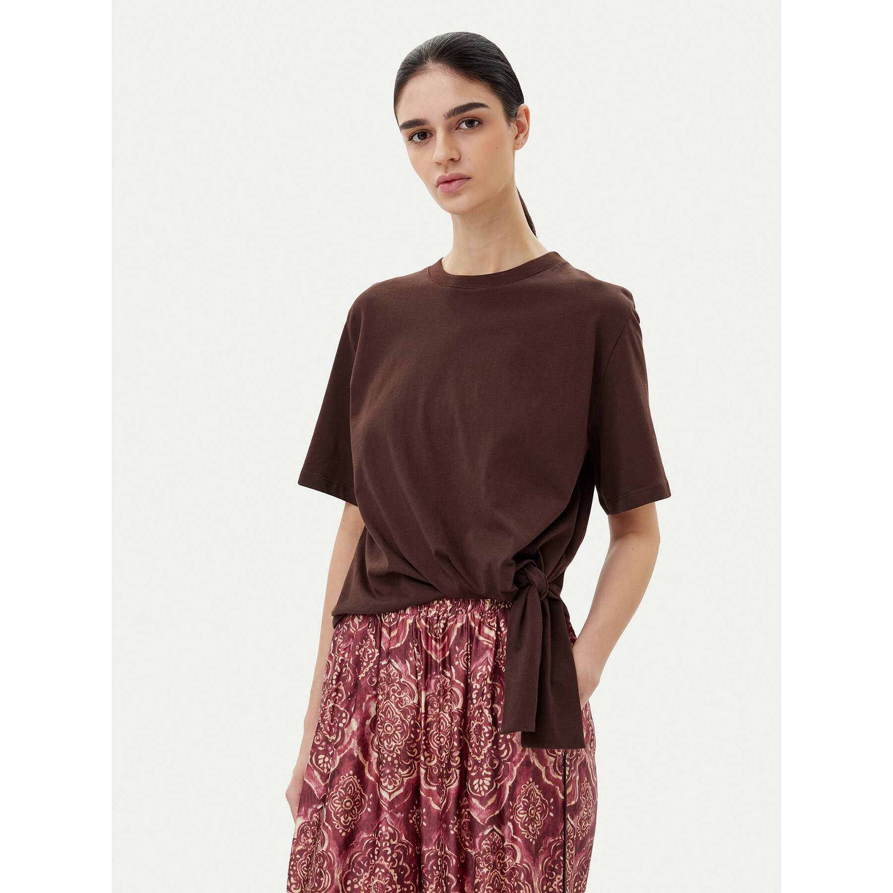 ViCOLO T-shirt UD0043 Marrone Regular Fit