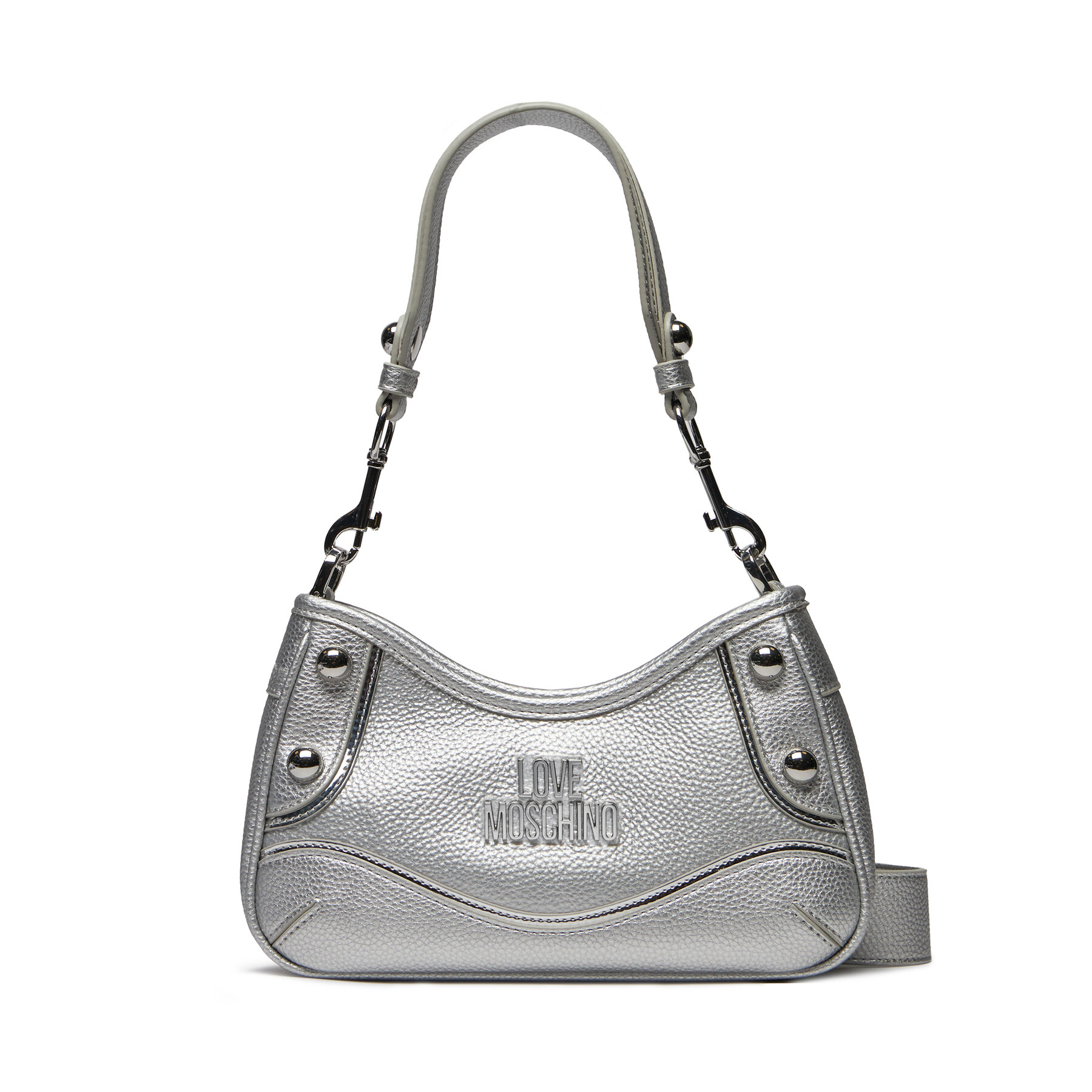 Damska Torebka LOVE MOSCHINO Srebrny JC4140PP1IL1190B