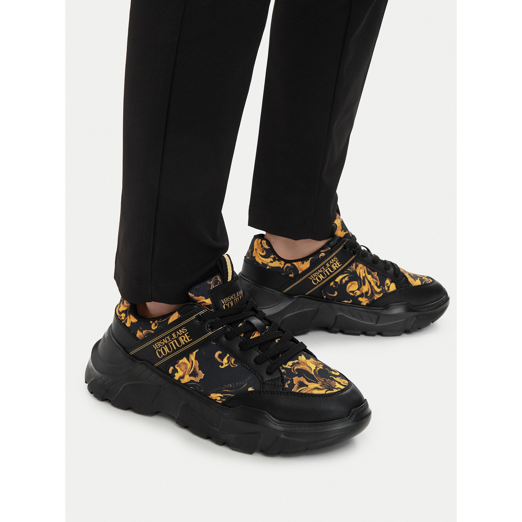 Sneakers Versace Jeans Couture 79YA3SC2 ZSC85 G89 Negru