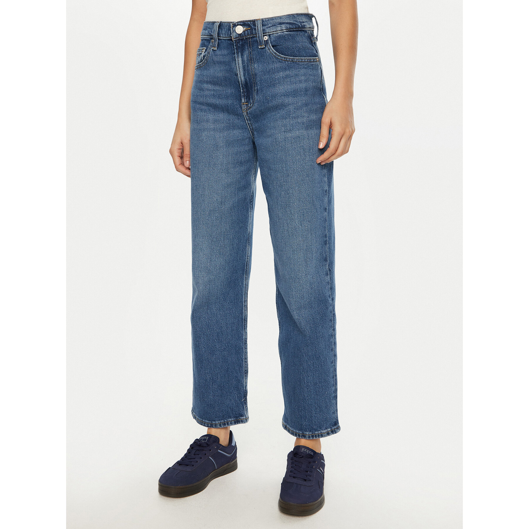 Tommy Jeans Layla DW0DW19563 Blau Straight Fit