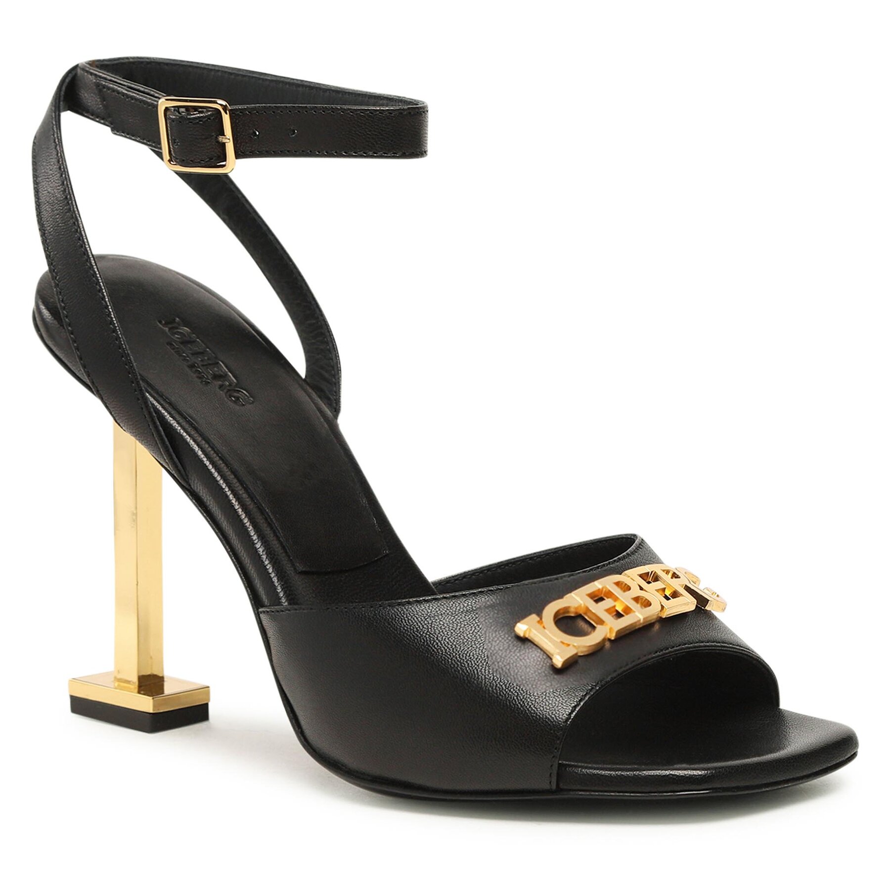 Pantofi cu toc subțire Iceberg Fondo ID2006 Black