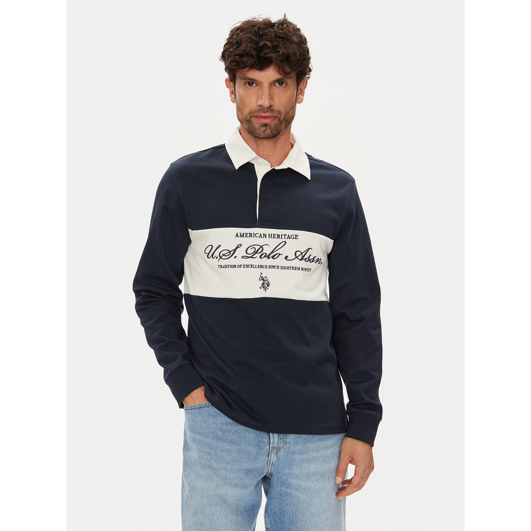 U.S. Polo Assn. Polo MUP4075 Σκούρο μπλε Regular Fit