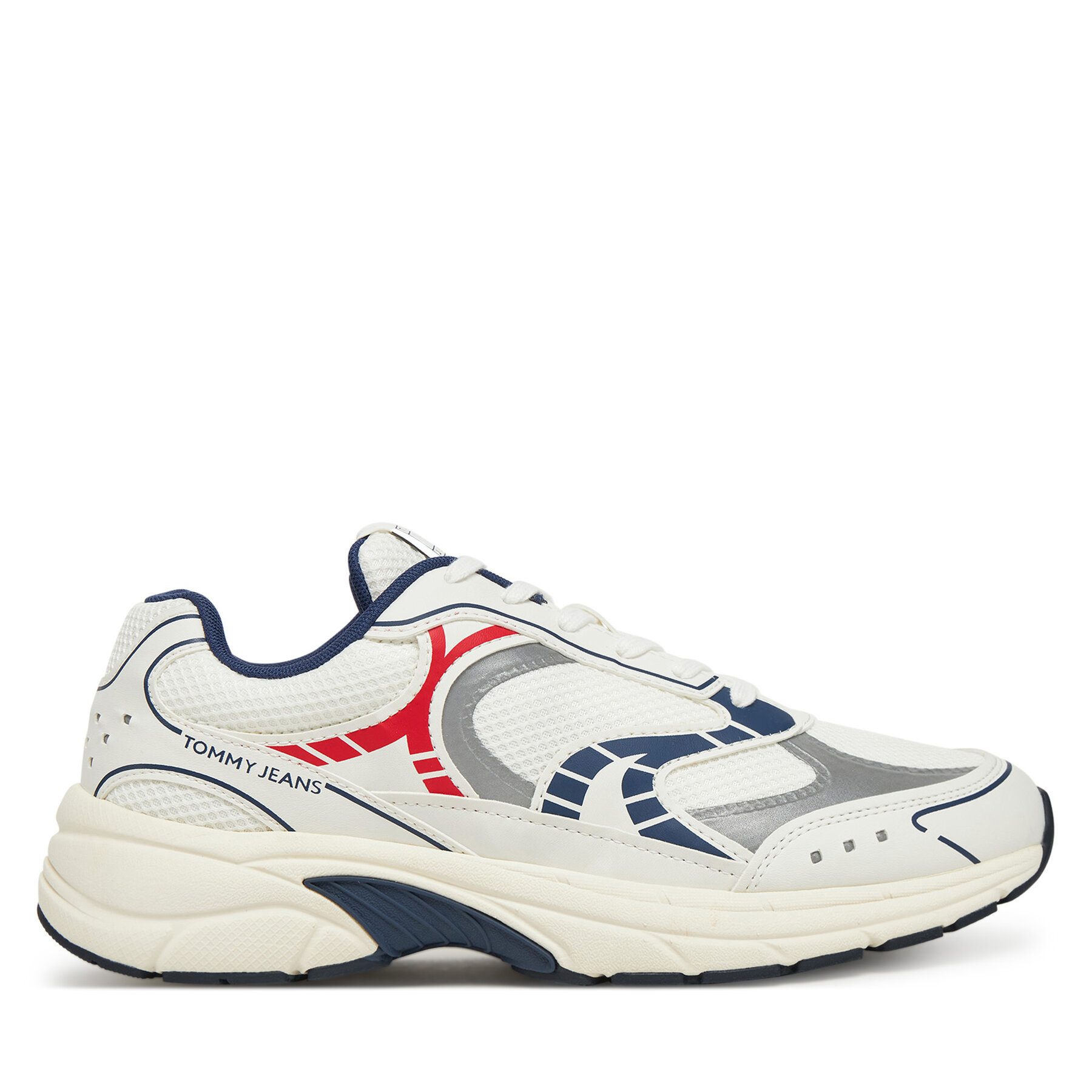 Sneakersy Tommy Jeans Archive'25 EM0EM01569 Biela