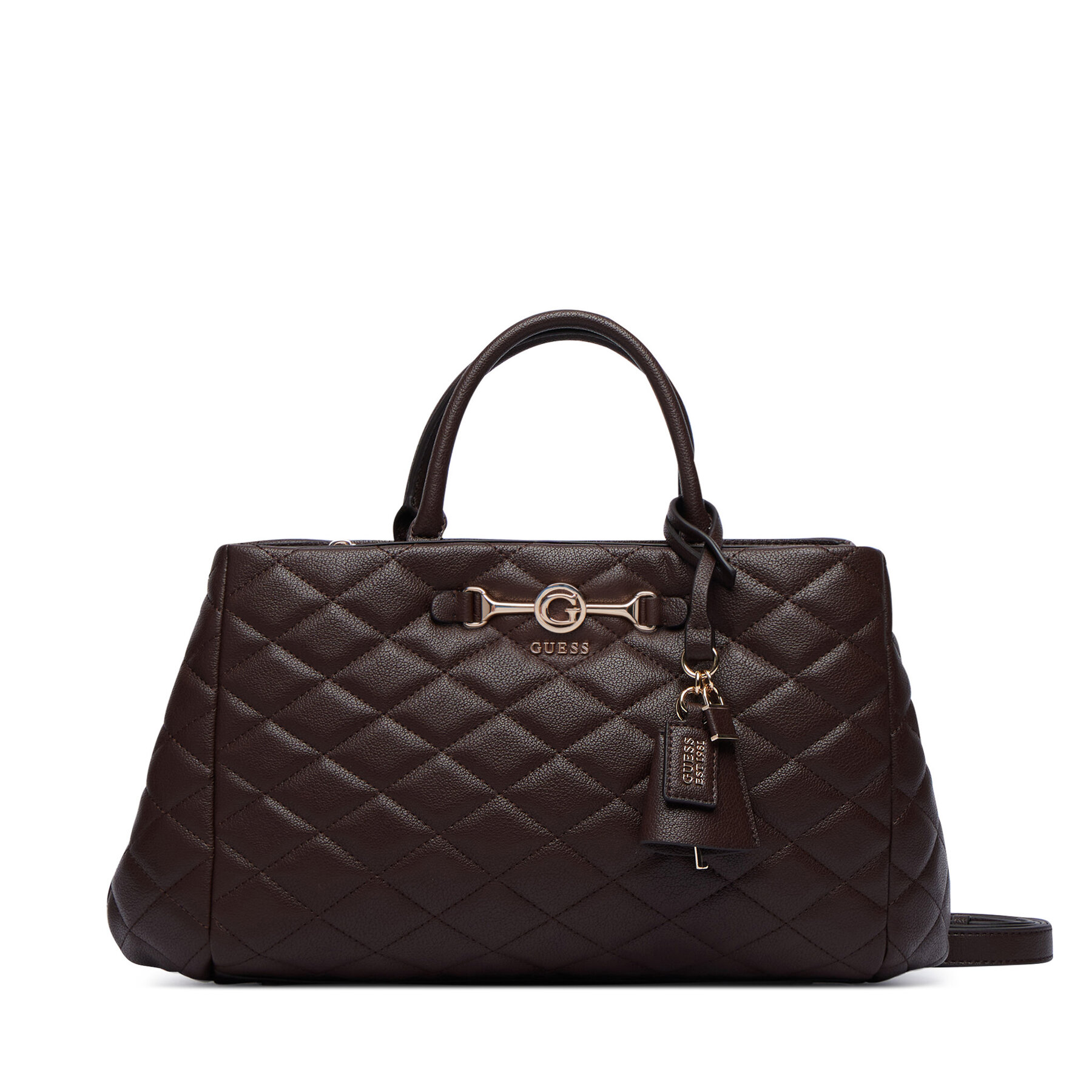 Дамска чанта Guess Frances HWQG22 41060 Тъмнокафяв