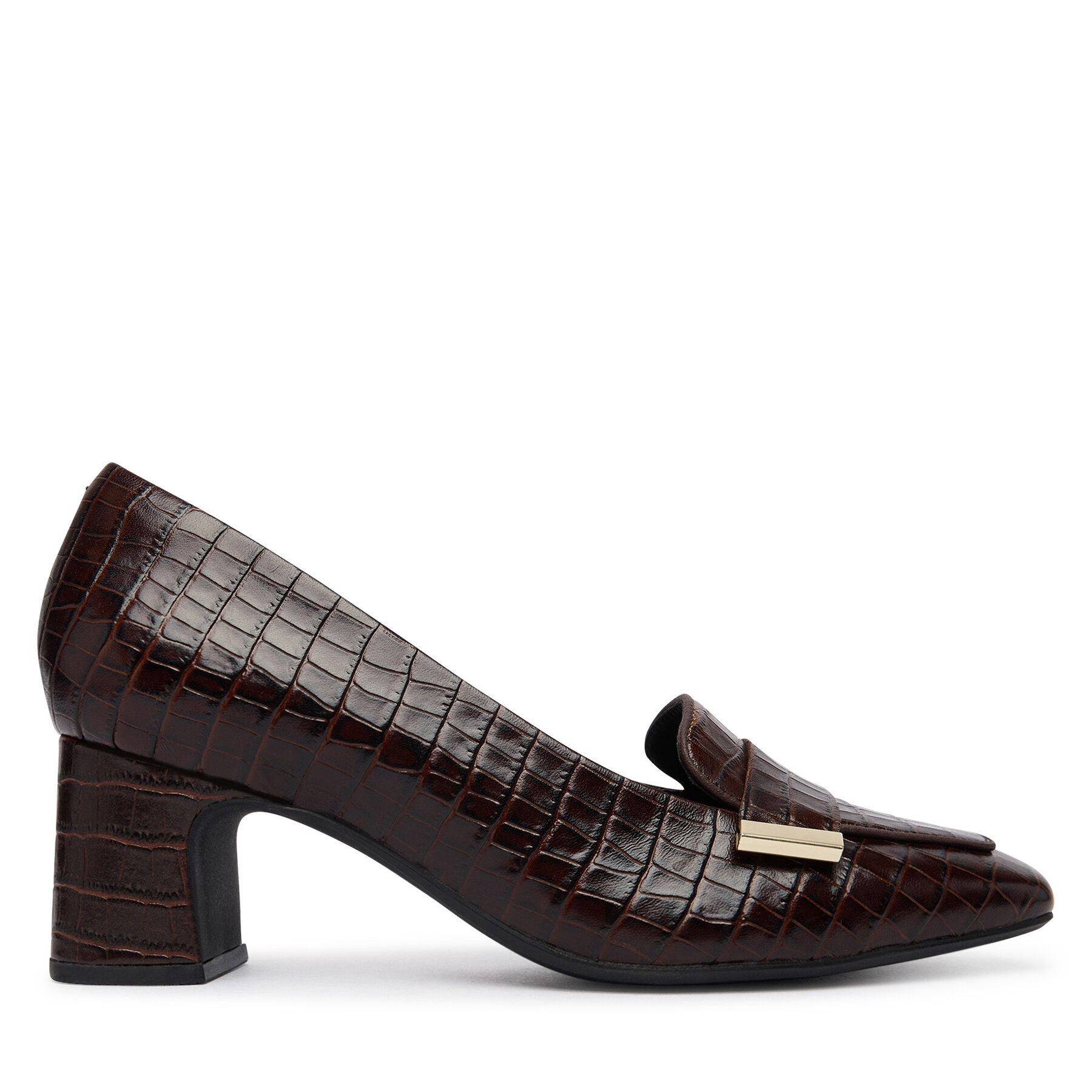 Lodičky Clarks Fernie Edge 26327185 Tmavě hnědá